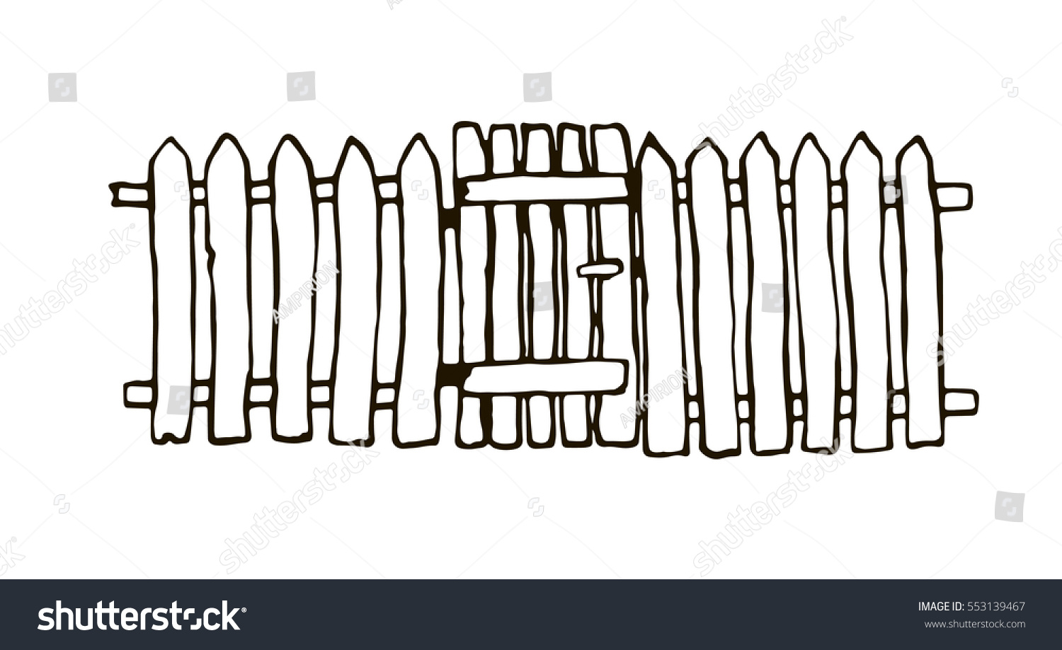 5,024 Picket fence drawing Images, Stock Photos & Vectors Shutterstock