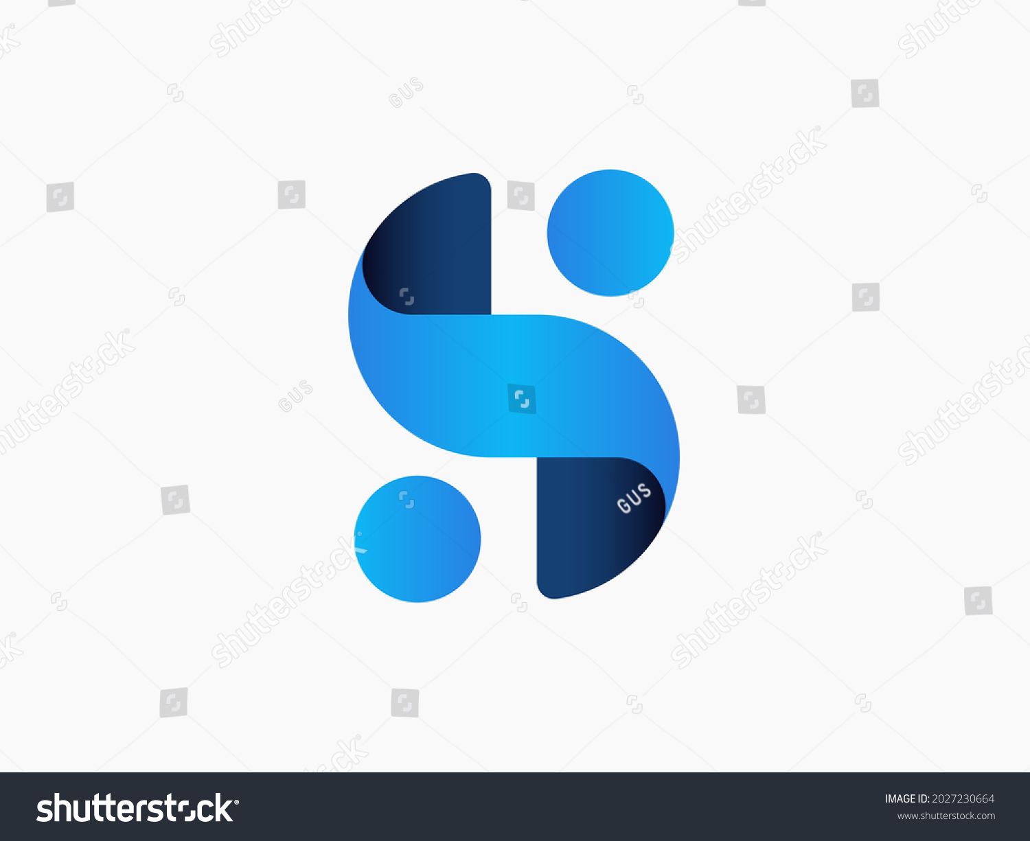 SVG of S geometric logo composed of circles and simple curves. With fresh gradient colors, it looks modern and techy. The sophisticated looking S logo is perfect for any company logo. svg