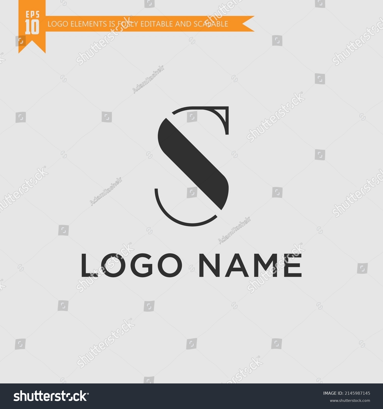 S Logos Letter Icon Design Vector Stock Vector (Royalty Free ...