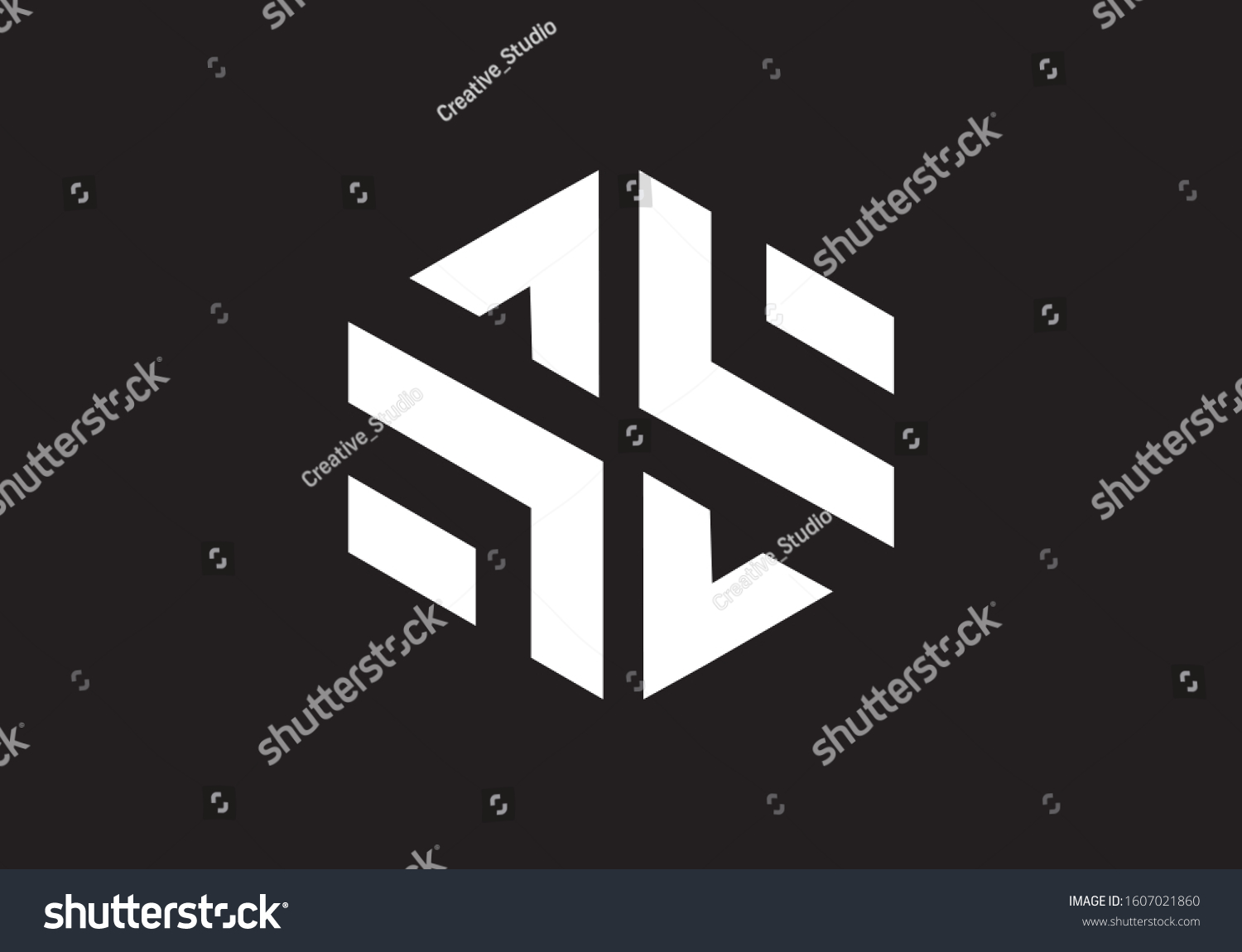 S Ss Letter Logo Awesome Trendy Stock Vector (Royalty Free) 1607021860 ...