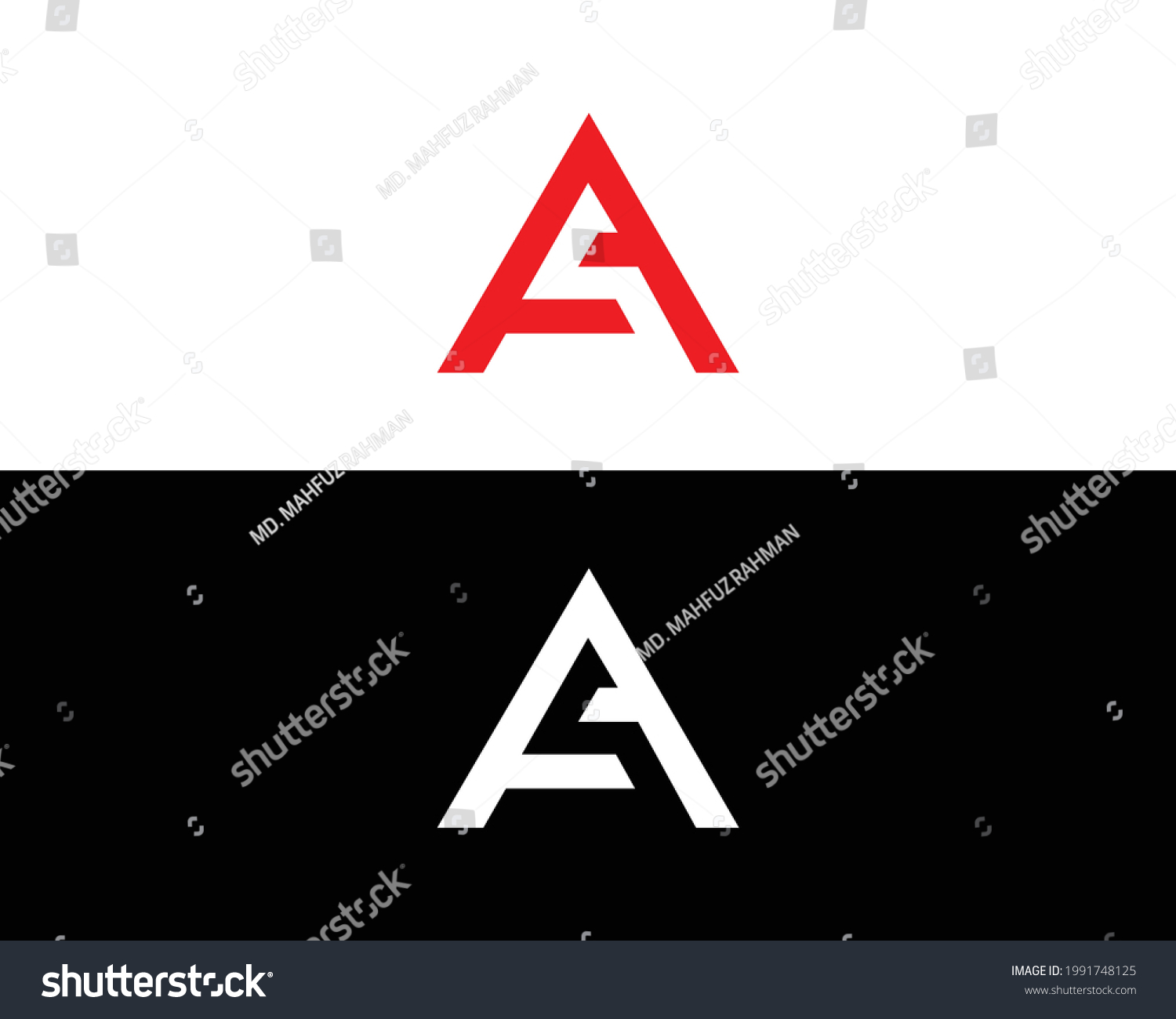 Sa Letter Logo Vector Design Template Stock Vector (Royalty Free ...