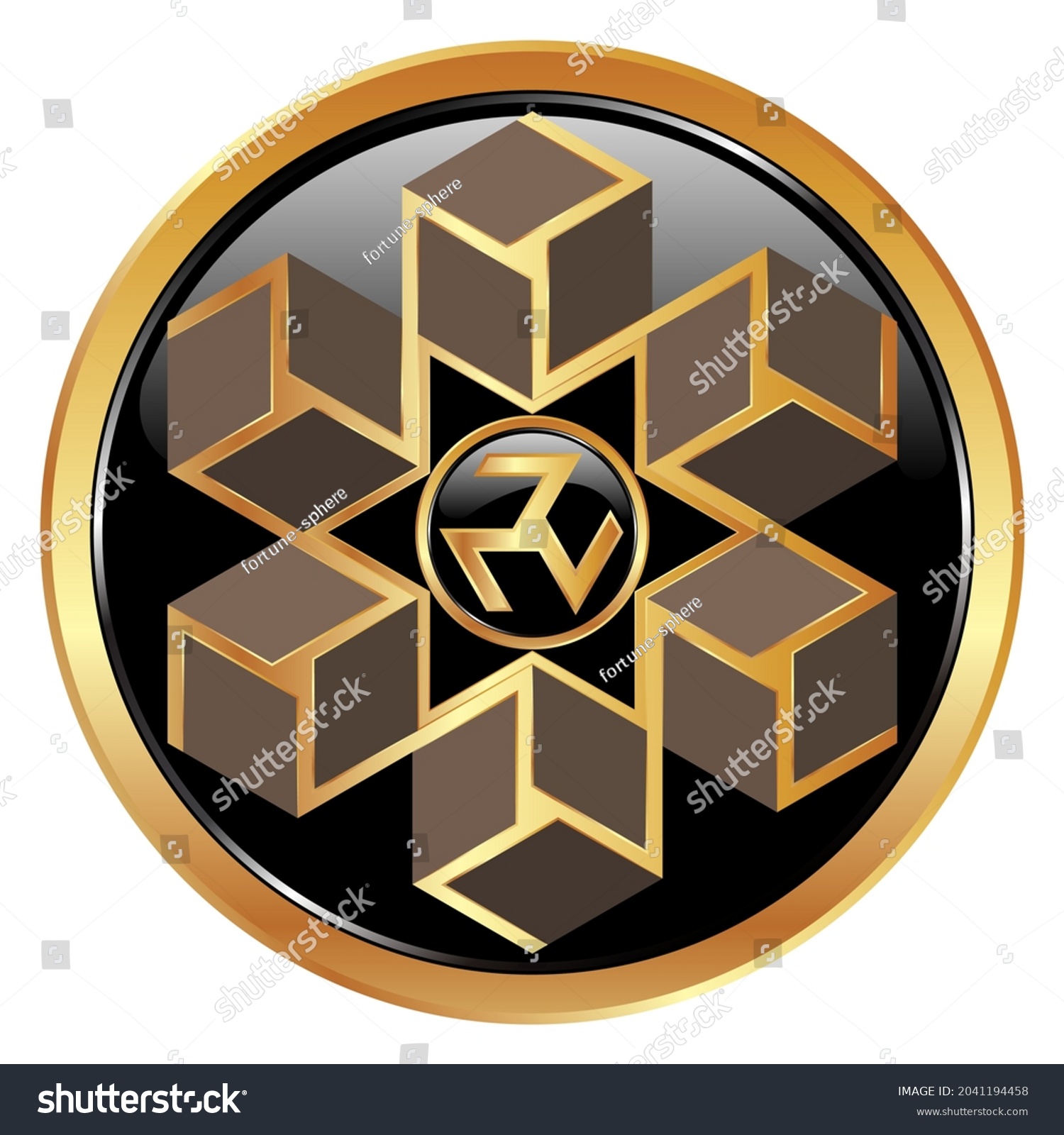SVG of Sacred Geometry. Antahkarana  A Powerful Healing symbol used in Reiki, Hypnotherapy, Chiropractic Treatment,  Yoga and Meditation. Hexagonal Form with Three Sevens Within a Sircle. svg