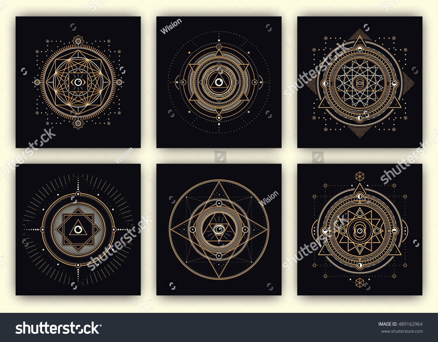 Sacred Geometry Design Set Collection Sacred Stock Vector Royalty Free Sacred Geometry Design Set Collection Sacred Stock Vector Royalty Free