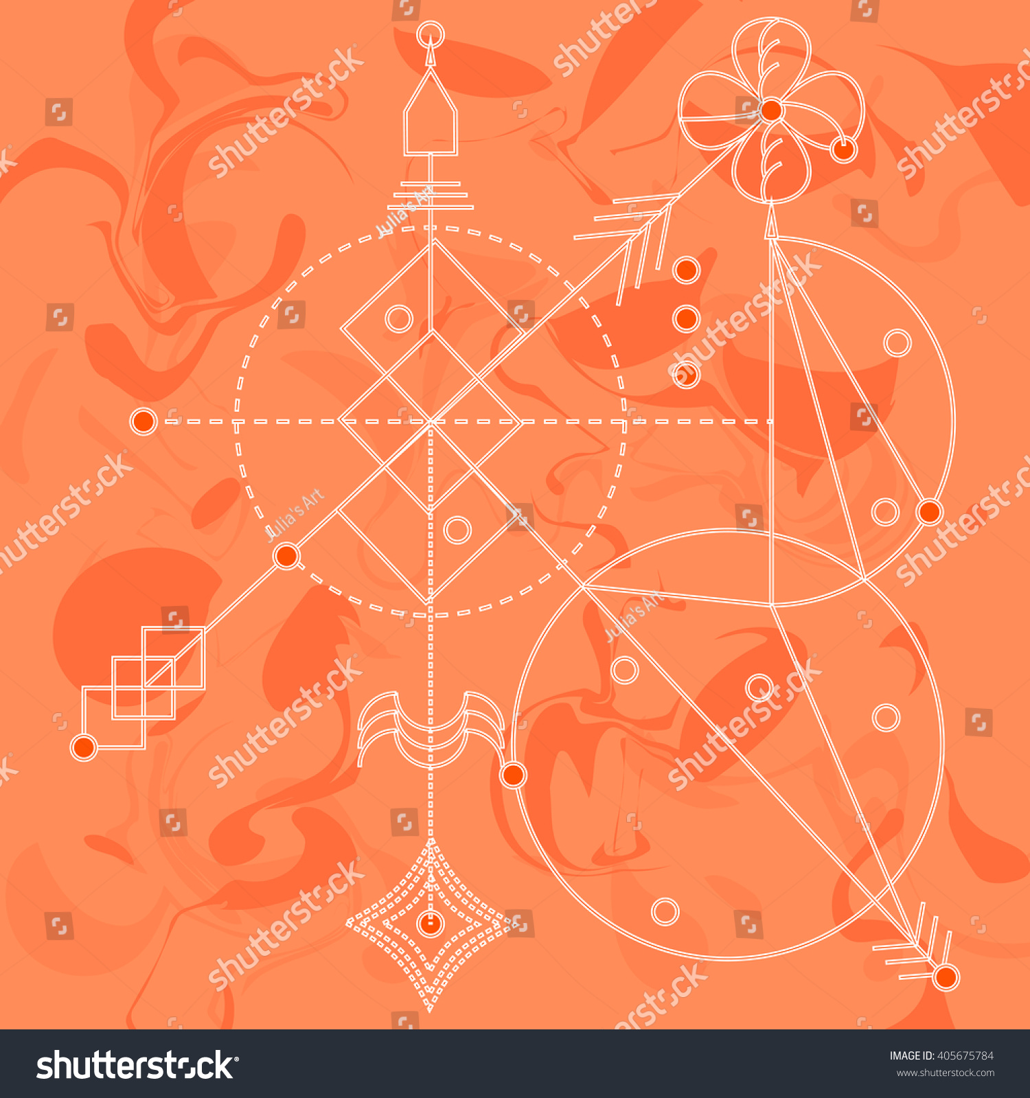 Sacred Geometry Vector Graphic Symbols Elements Stock Vector Royalty Free 405675784 Shutterstock