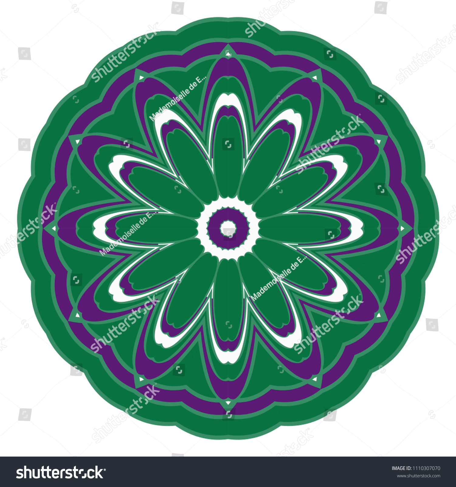 Sacred Oriental Mandala Color Floral Ornament Abstract Shapes In Asian Sacred Oriental Mandala Color Floral Ornament Abstract Shapes In Asian