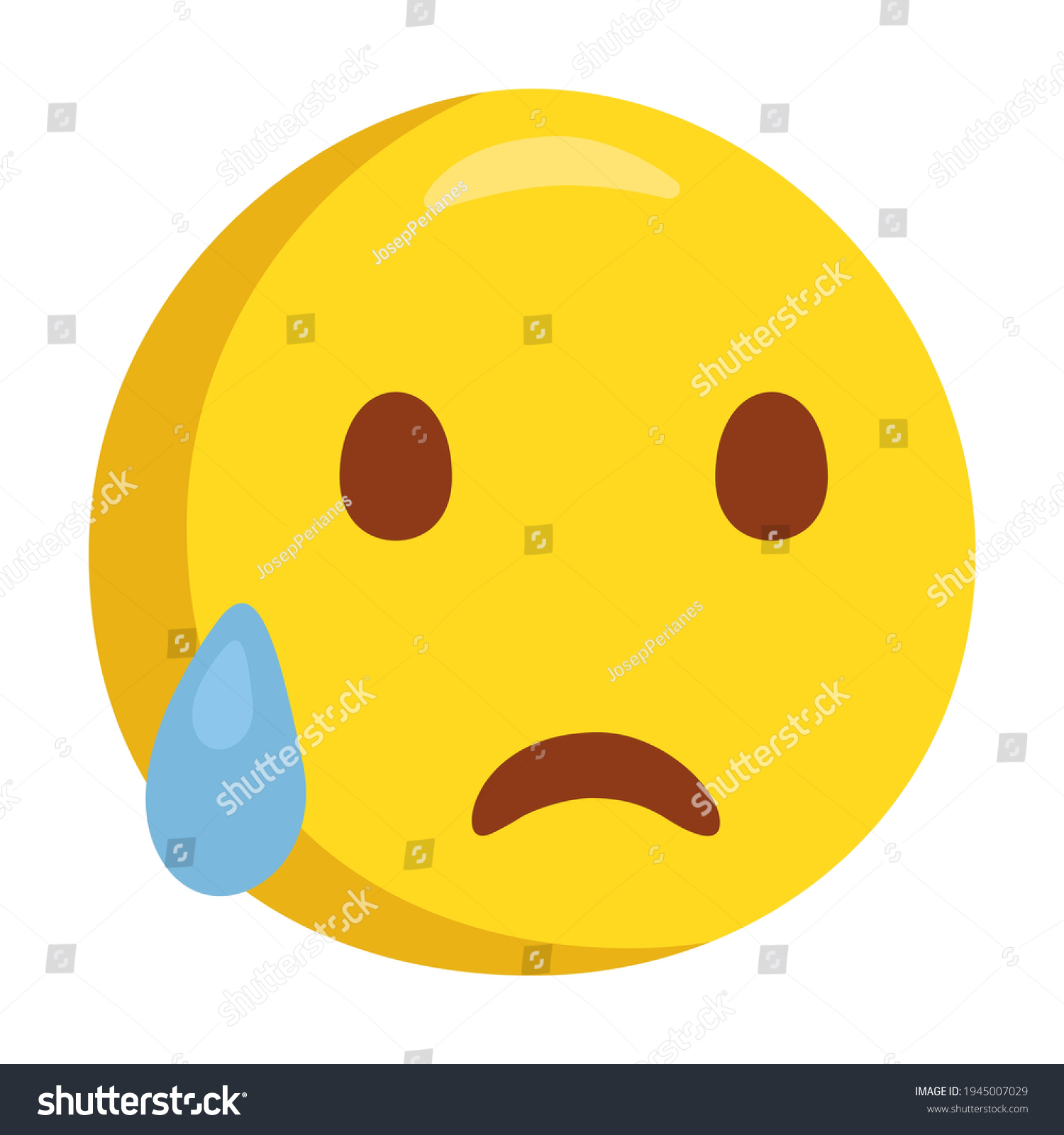 Sad But Relieved Emoji Icon Illustration Disappointed - vrogue.co