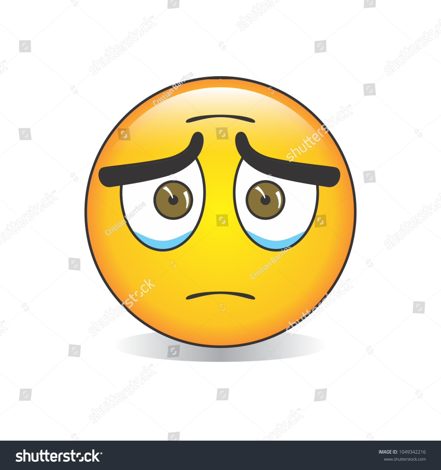 Sad Face Emoji Vector Stock Vector Royalty Free 1049342216 Shutterstock Hot Sex Picture 4988
