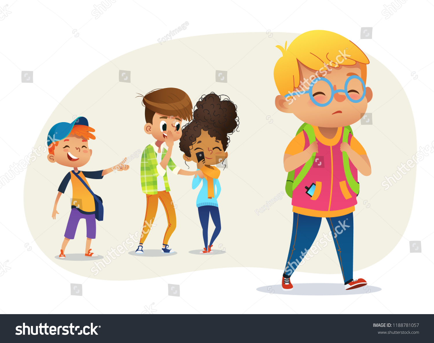 833 Lonely kid in school Stock Illustrations, Images & Vectors ...