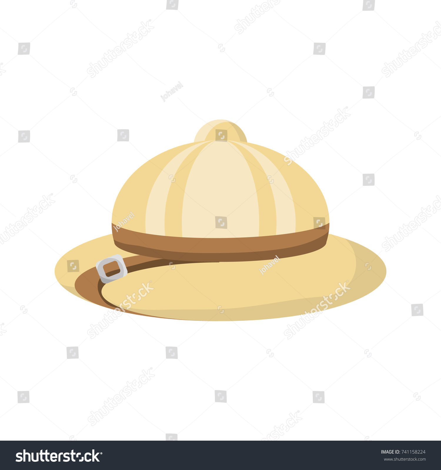 safari hat illustration