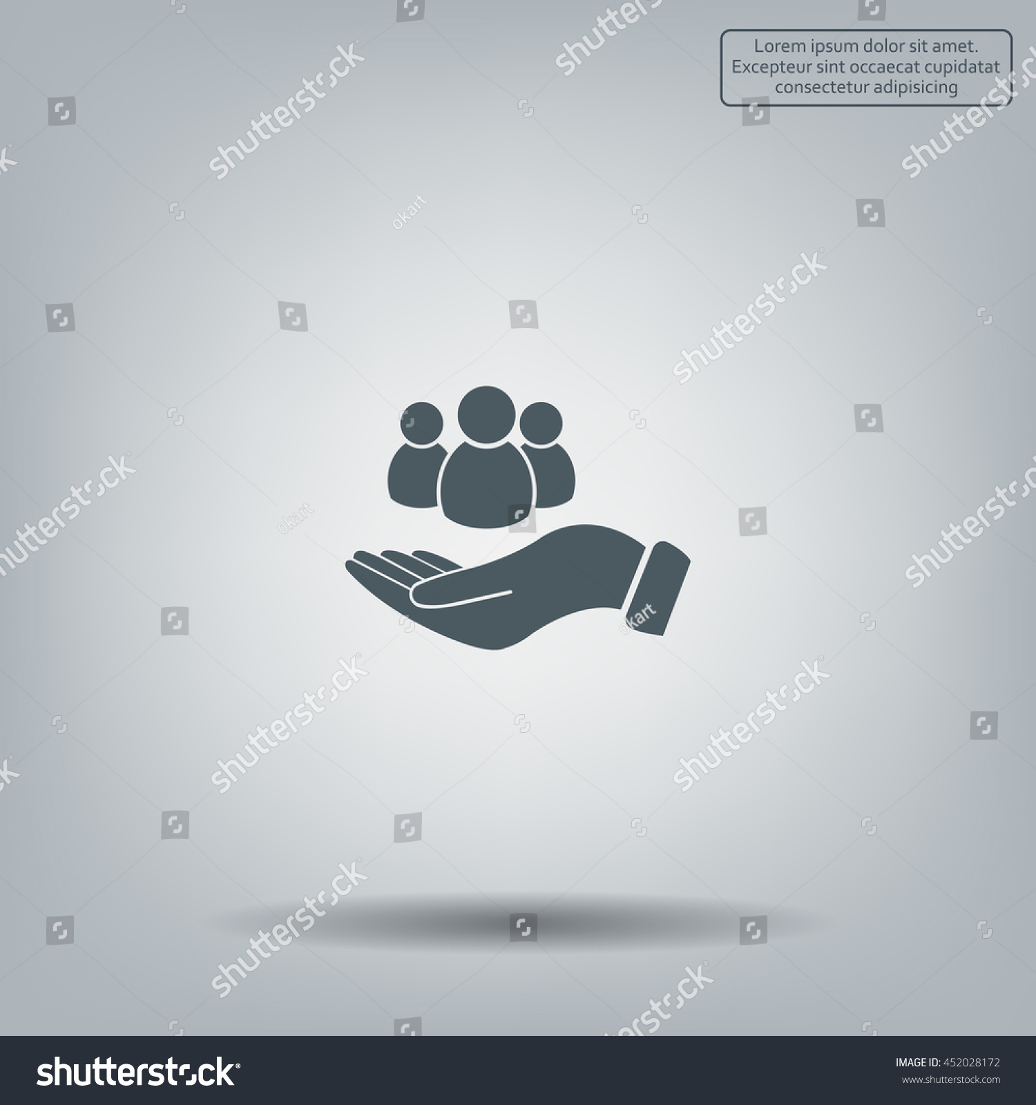 Safe People Vector Icon Illustration Flat Stock Vector (Royalty Free ...