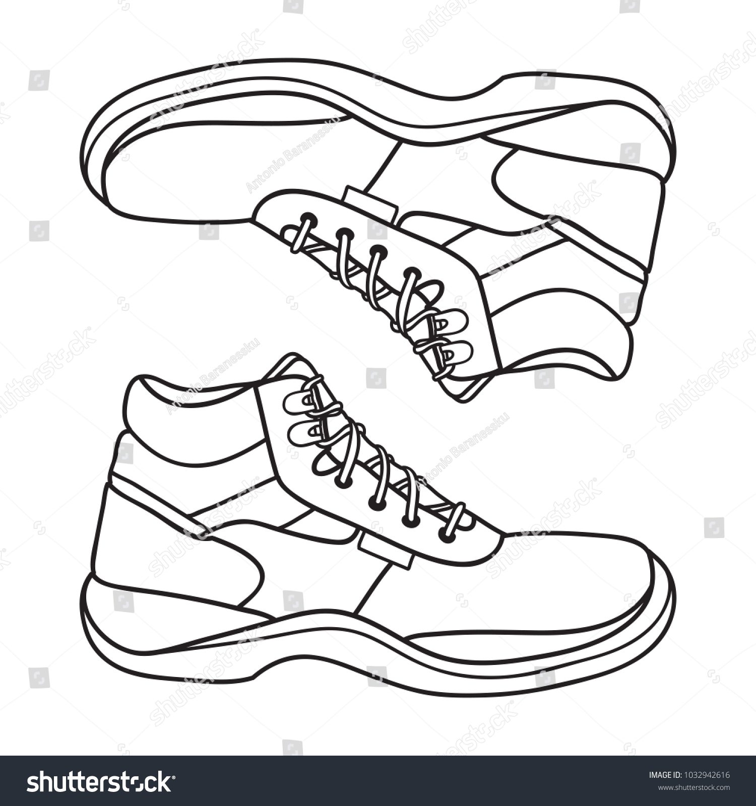 Safety Boots Vector Doodle Illustration Stock Vector (Royalty Free ...