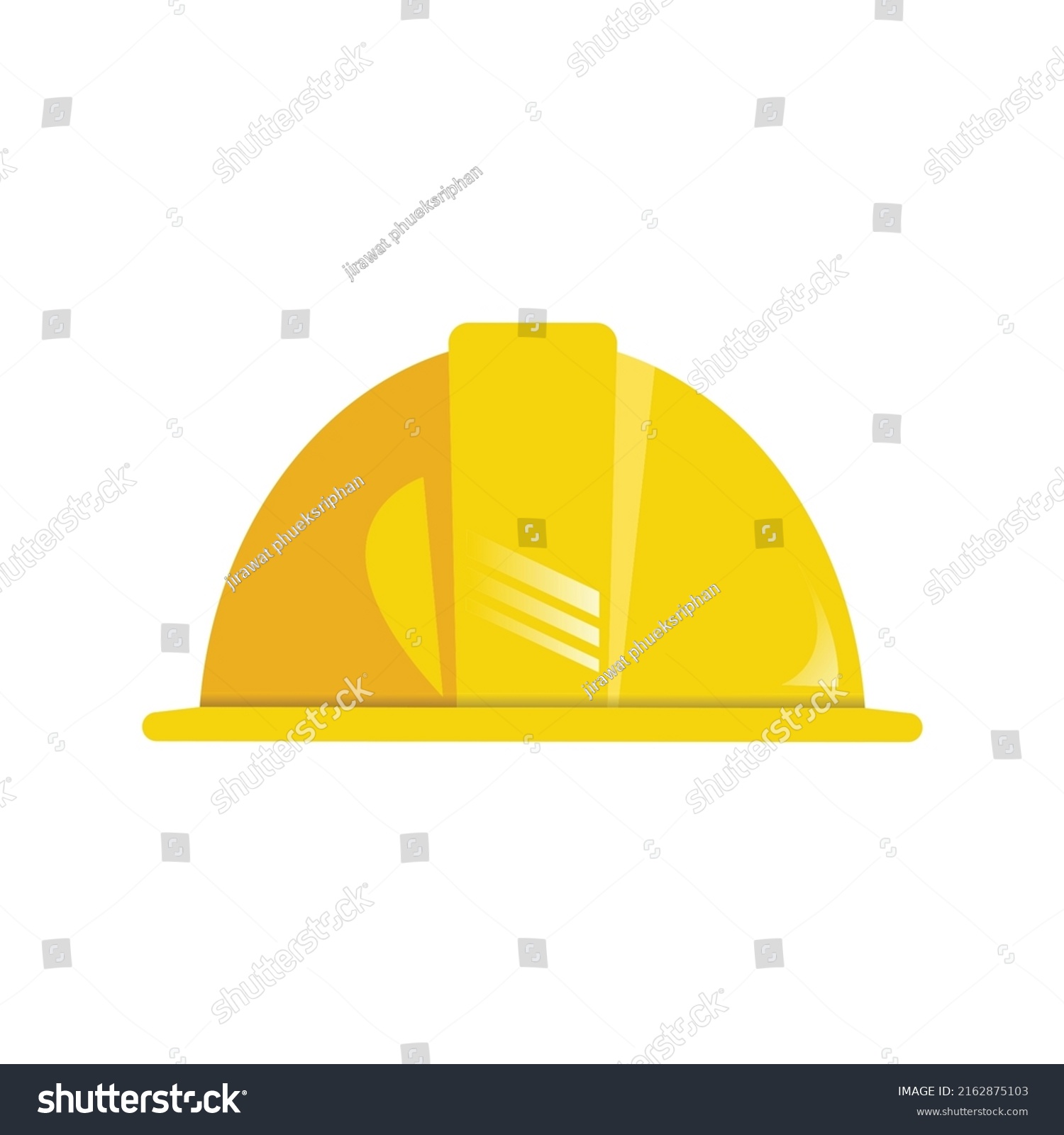 Safety Helmet Flat Icon Logo Illustration Stock Vector (Royalty Free ...