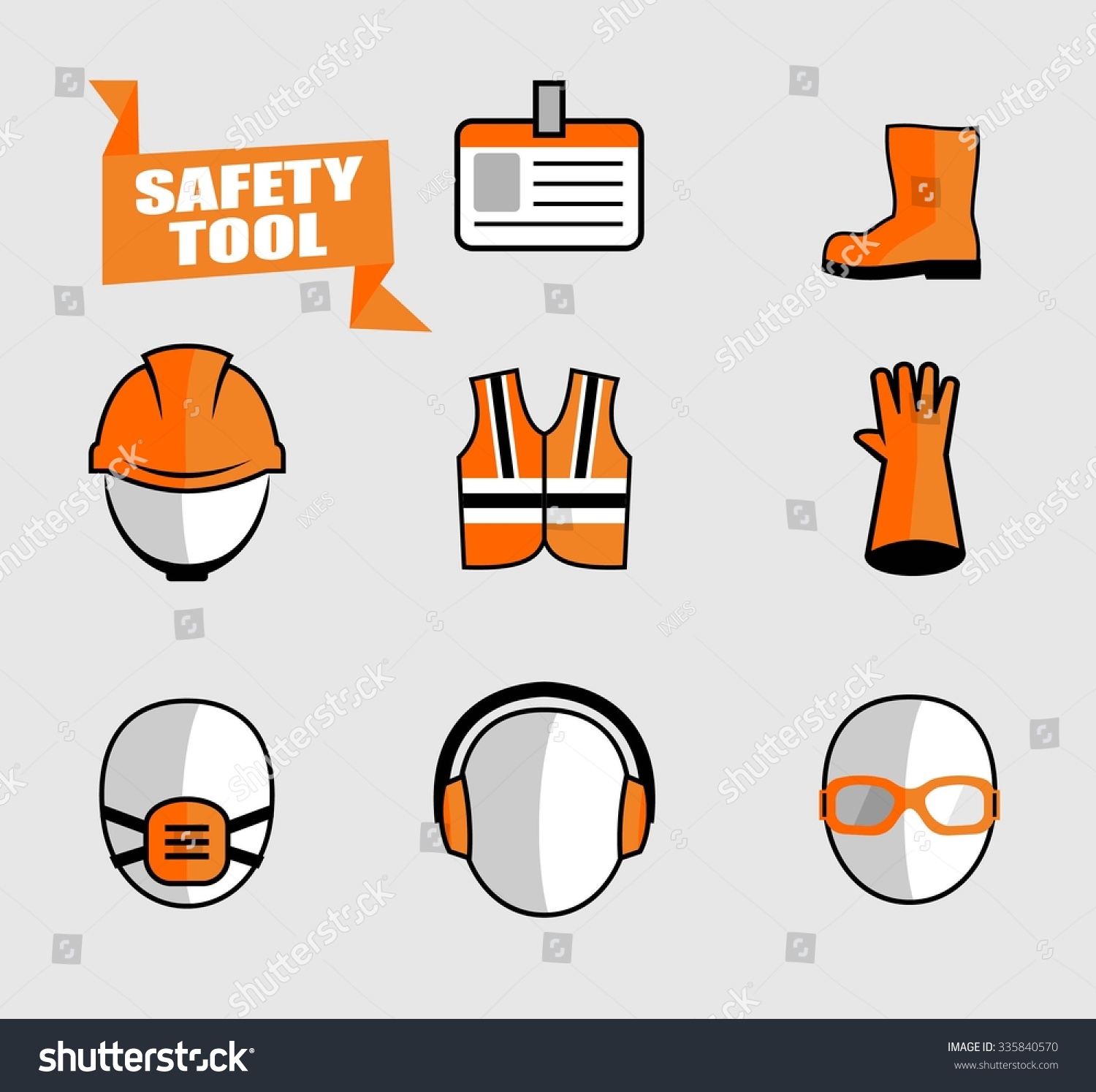 safety-tool-in-dangers-area-stock-vector-illustration-335840570