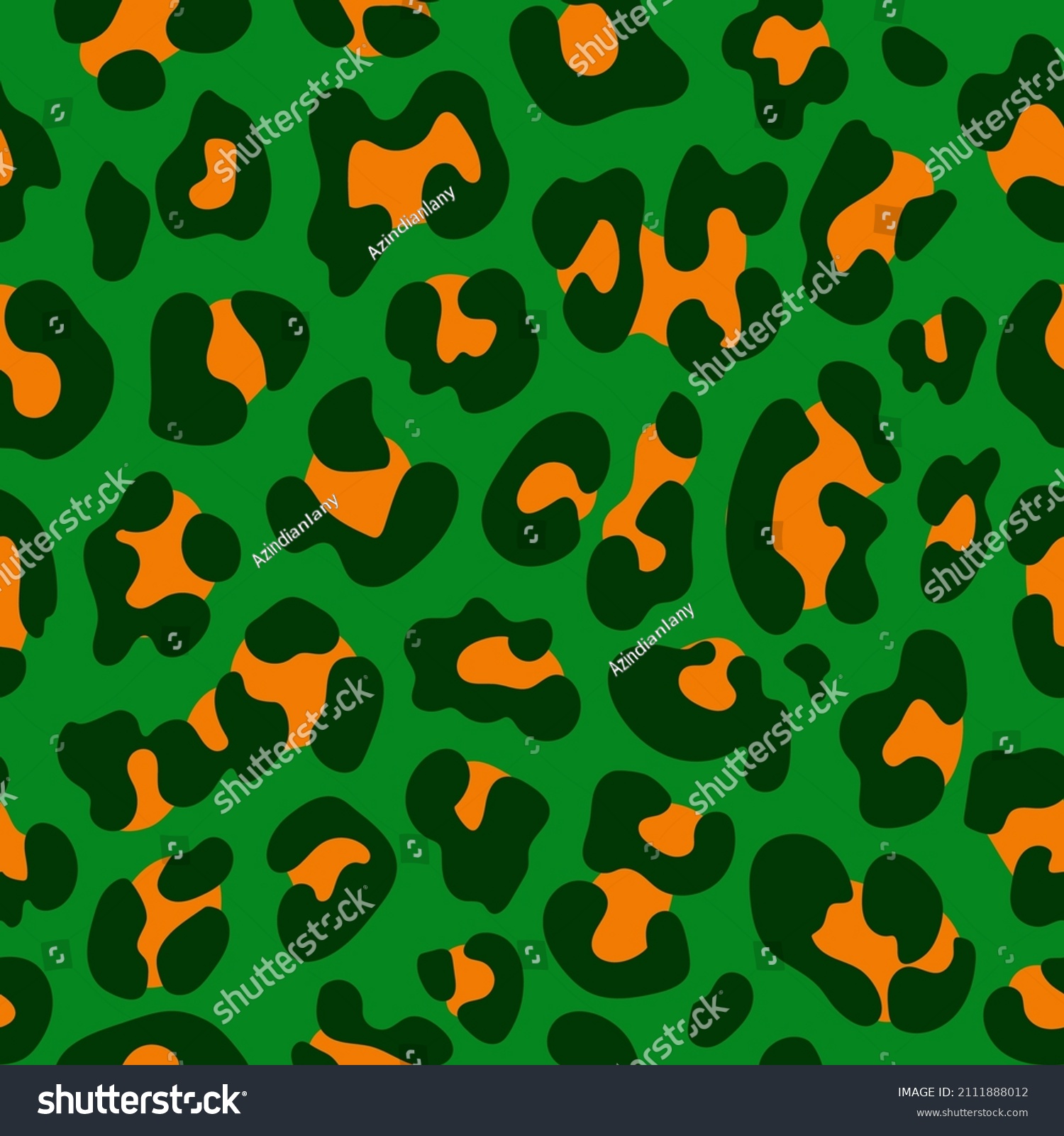 SVG of Saint Patrick's Day pattern with green leopard print. Irish leprechaun shenanigans lucky charm. Kiss me, I am Irish. Colorful print for poster, card, textiles, wallpaper, backgrounds. svg