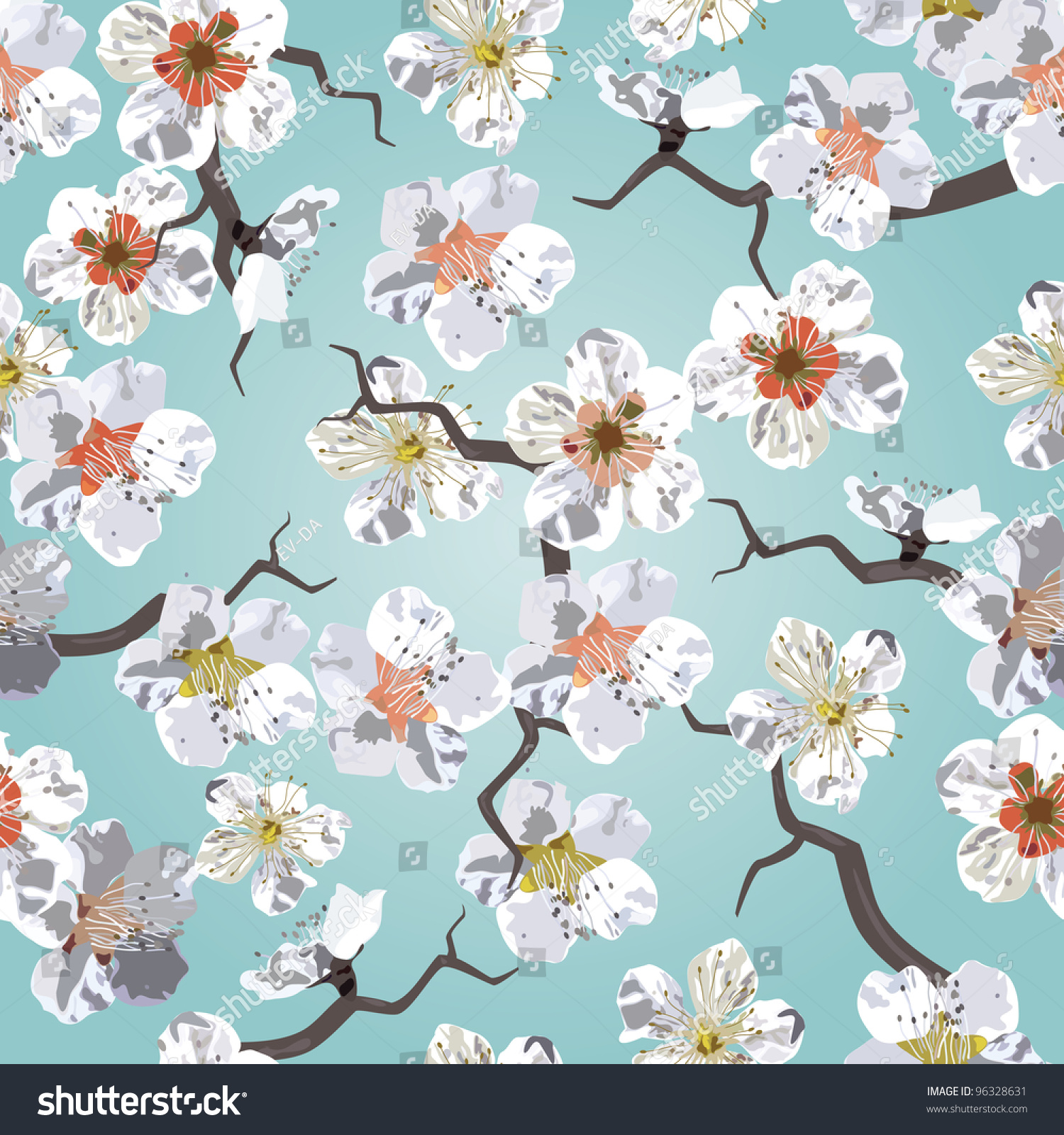 Sakura Seamless Pattern Eps 10 Vector Stock Vector (Royalty Free ...