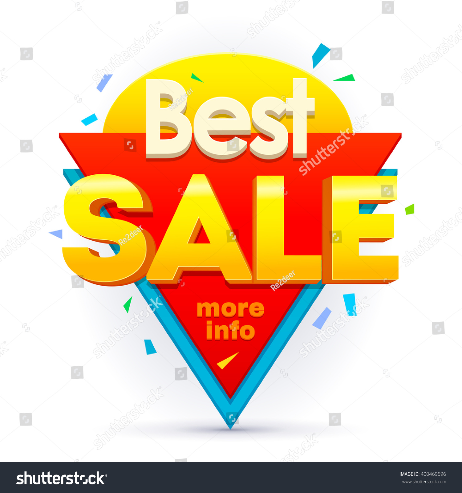 Sale Banner Badges Design Vector Illustration Stock Vector 400469596 ...