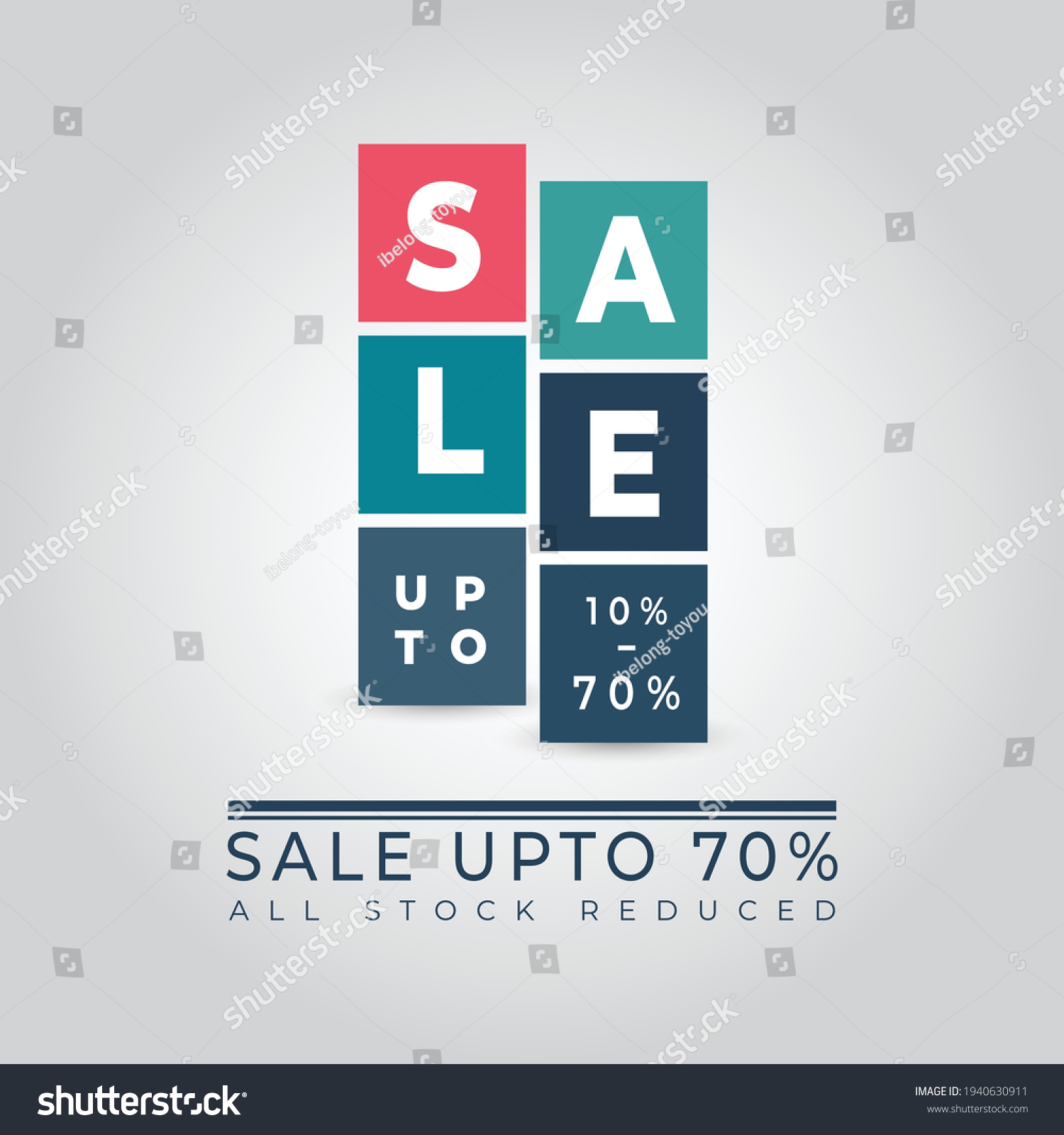 SVG of Sale upto 70% discount promotion all stock.vector illustration svg