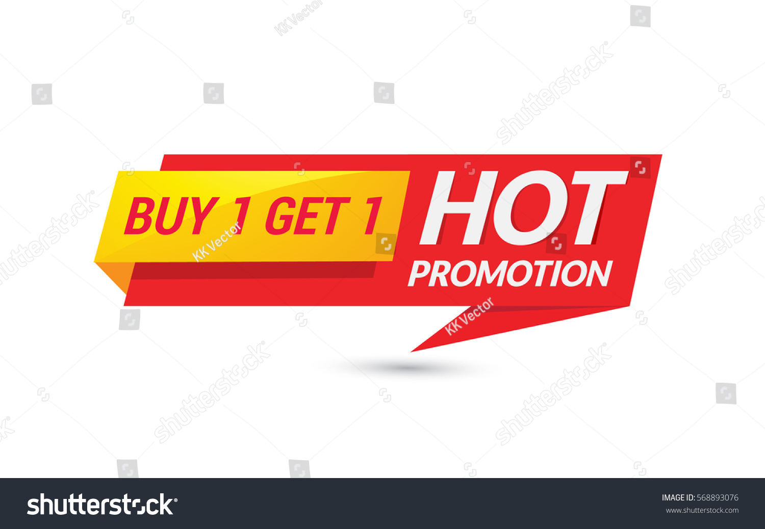 SVG of Sale vector banner template - Buy 1 Get 1 Hot Promotion - limited time only. svg