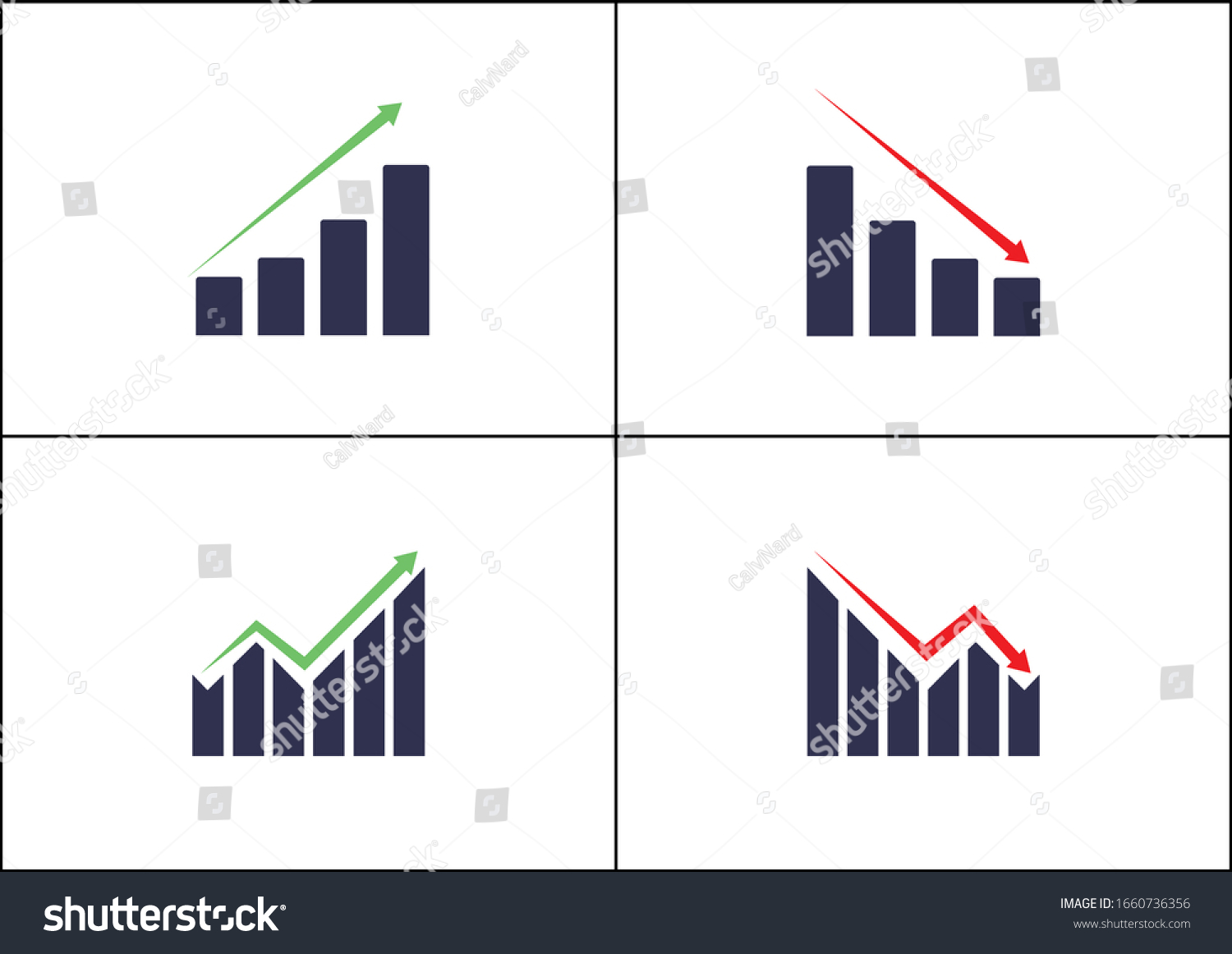 Sales Down Graphic Chart Vector Stock Vector Royalty Free