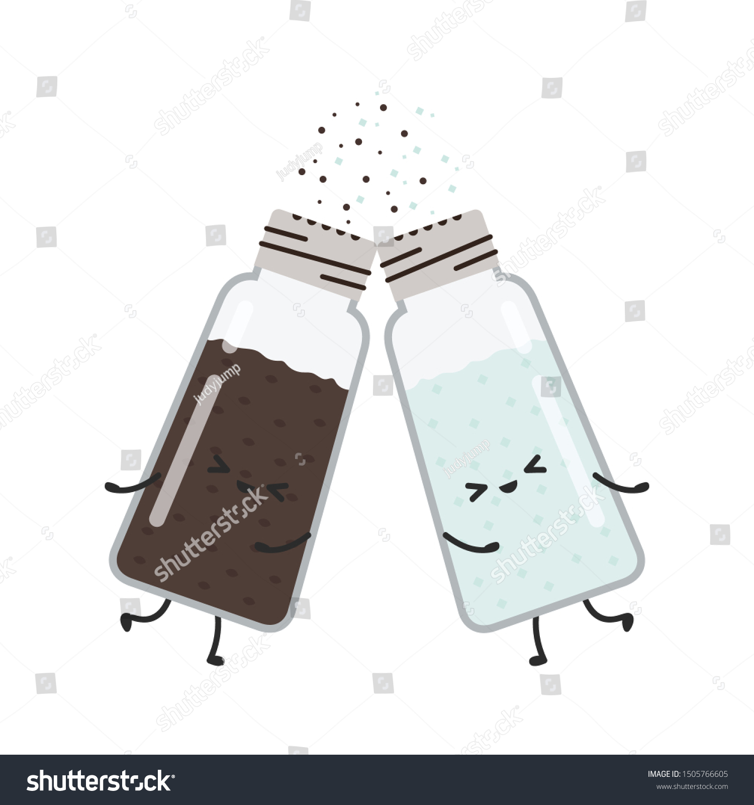 Salt Pepper Character Design Wallpaper Free Stock Vector (Royalty Free ...