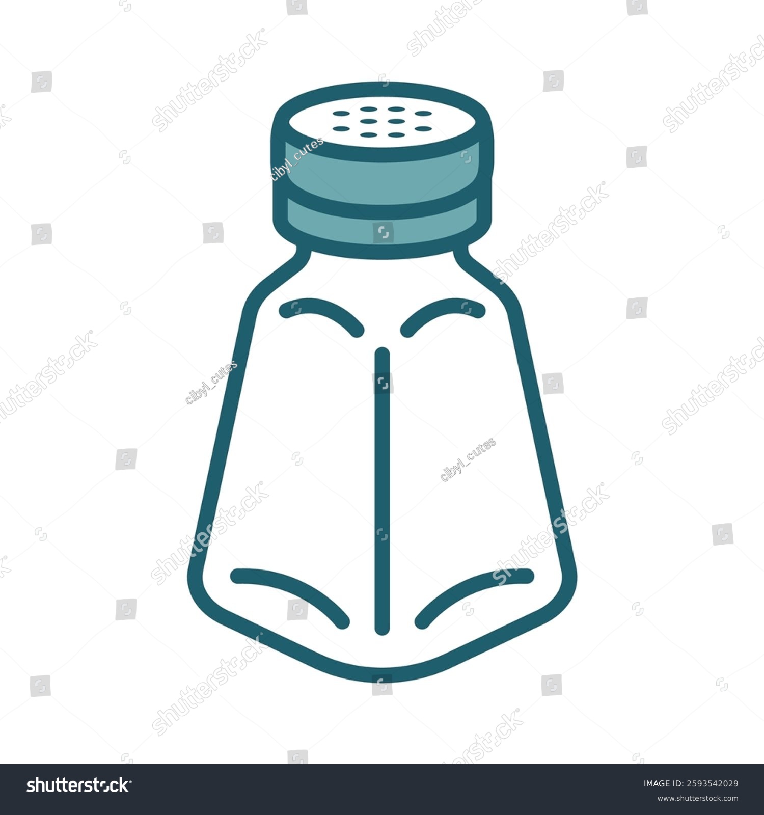 recommend clip art: Salt and Pepper Shakers icon vector design template simple and clean