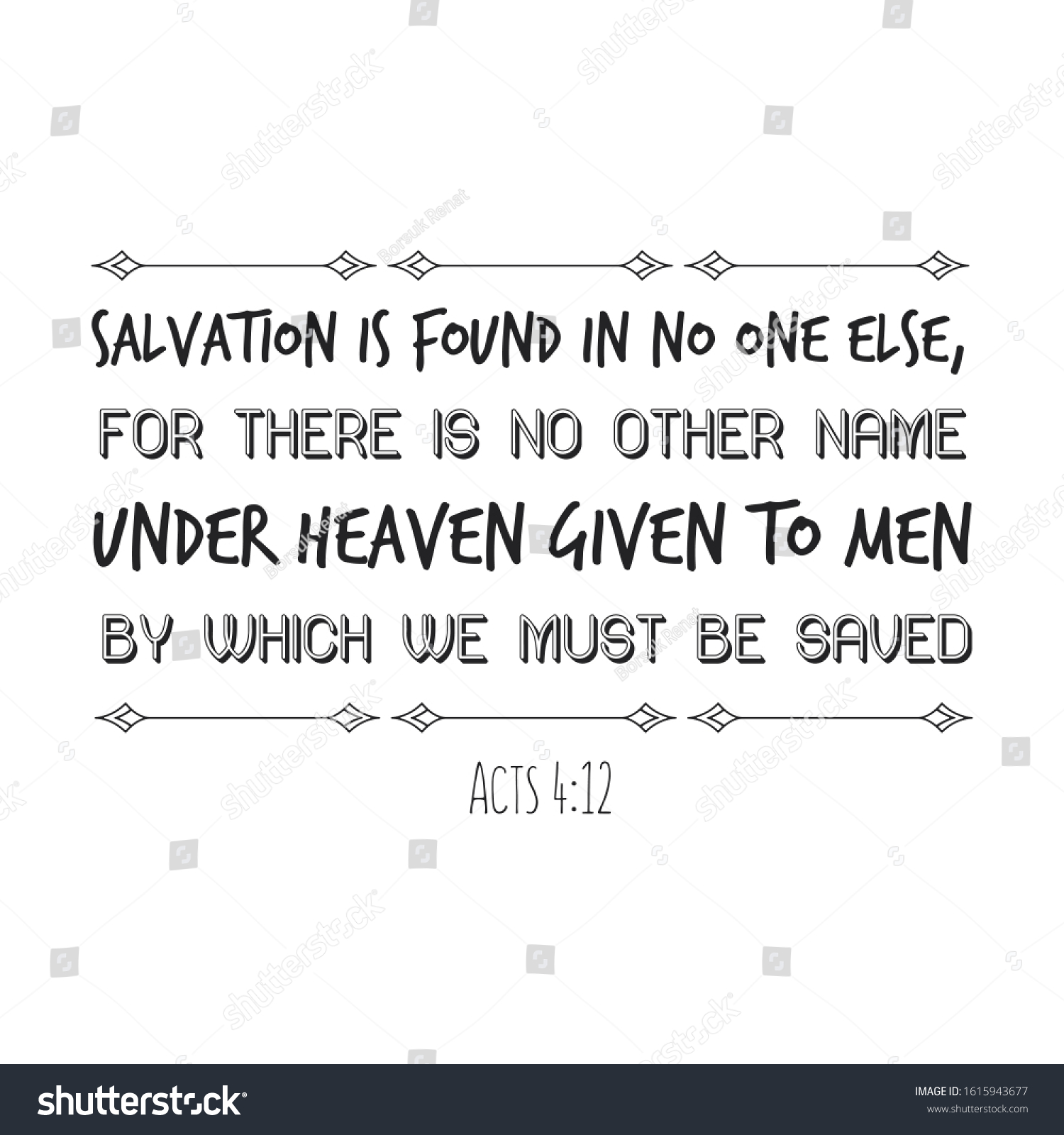 Salvation Found No One Else There Stock Vector Royalty Free