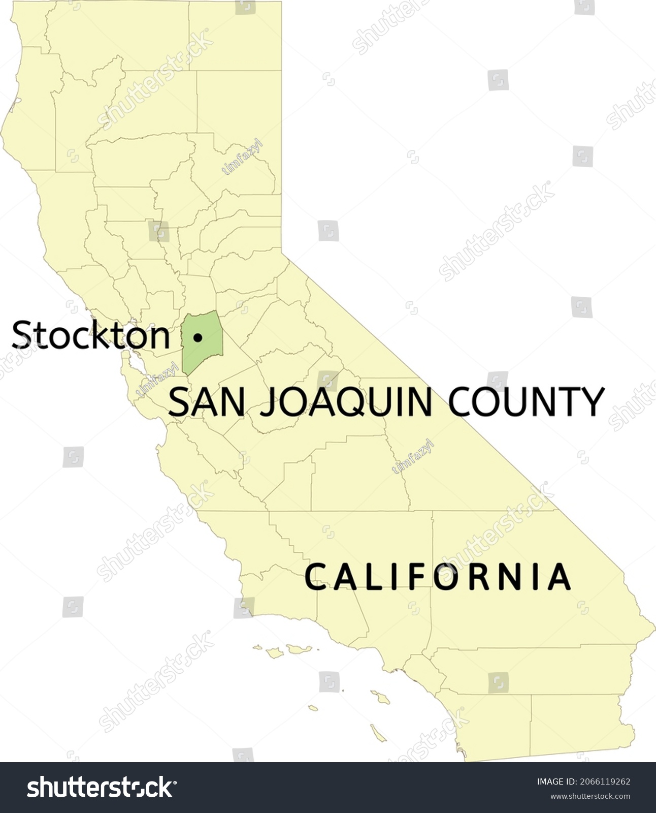 City Of Stockton Map City Of Stockton California Stock Illustrations, Images & Vectors |  Shutterstock