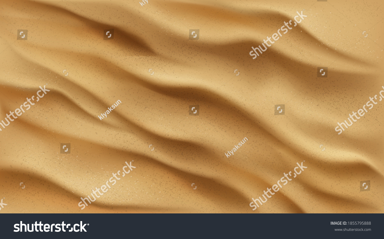 SVG of Sand background top view, desert or beach texture with golden sandy waves or dunes. Ocean or sea bottom, grainy abstract wallpaper or backdrop, nature, coastline. Realistic 3d vector illustration svg