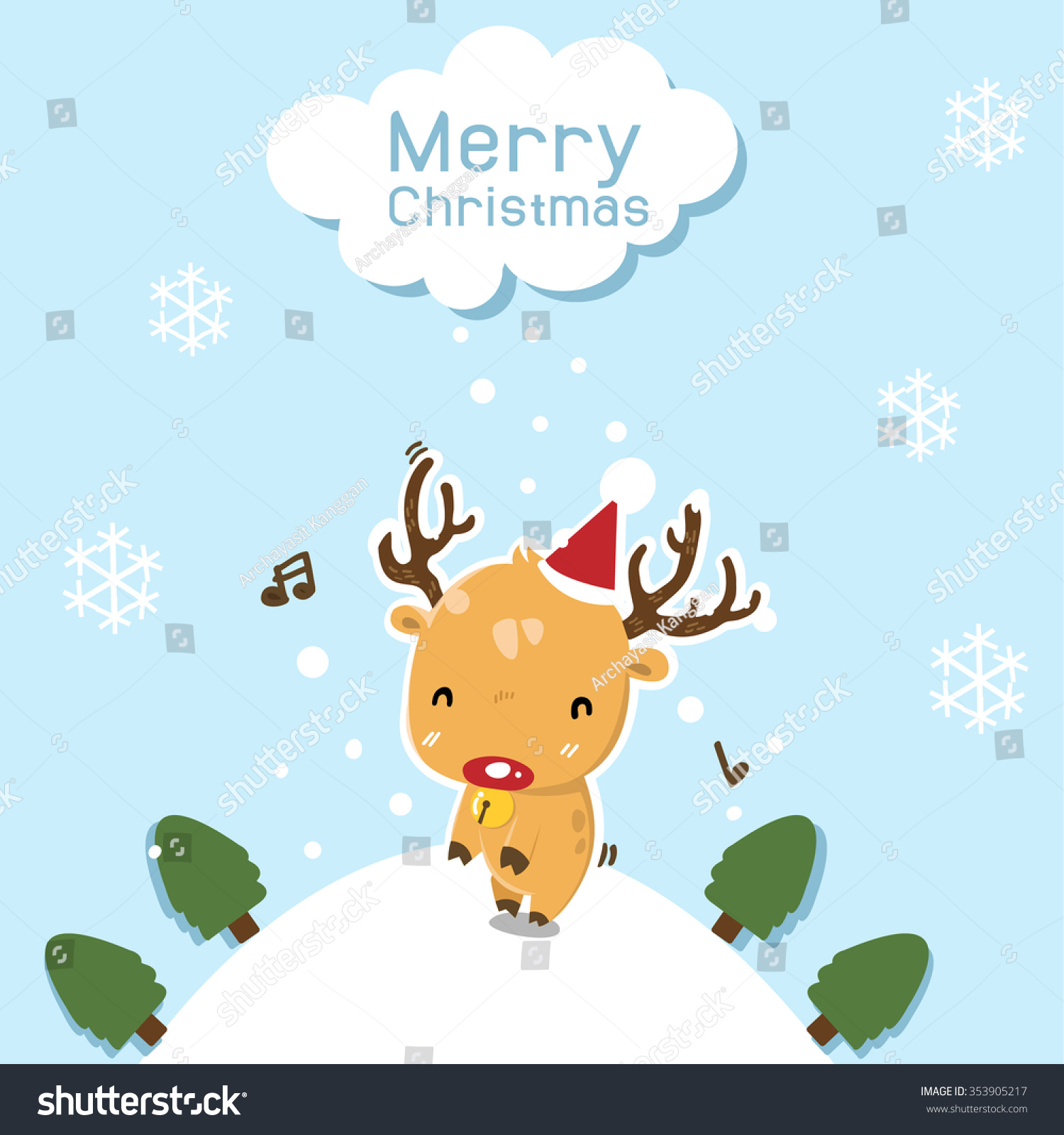 Santa Claus Cute Girl Christmas Day Stock Vector 353905217 - Shutterstock