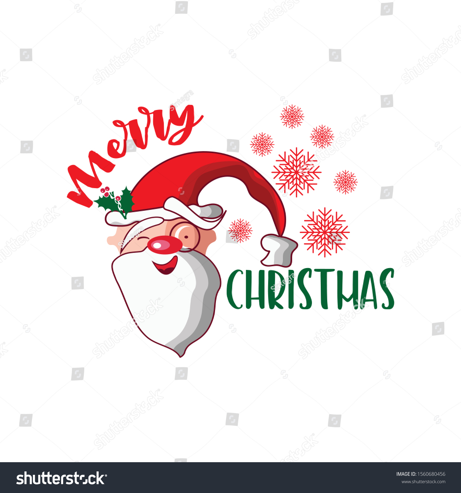 Download Santa Merry Christmas Svg Dxf Perfect Stock Vector Royalty Free 1560680456 PSD Mockup Templates