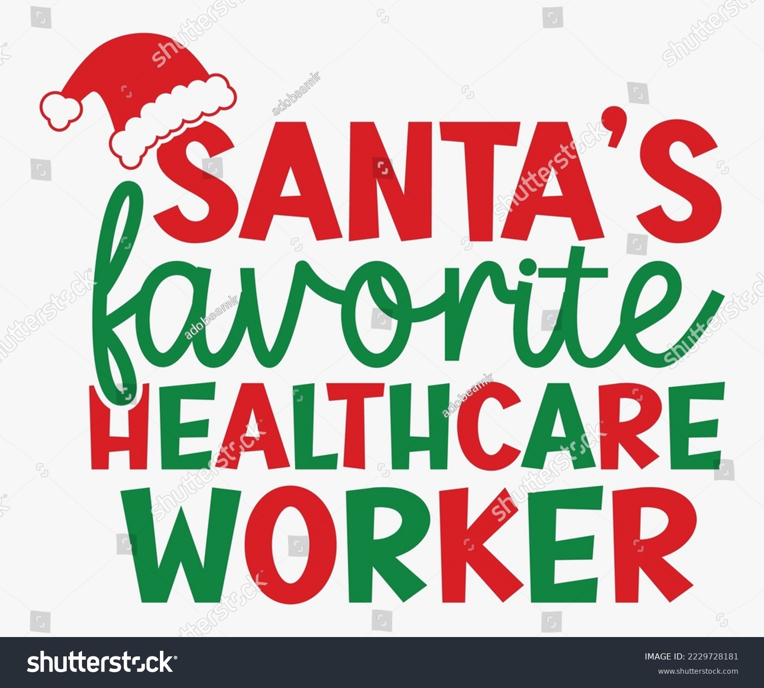 SVG of Santa's Favorite Urology Department, Office Manager, Hair Stylist, Social Worker, Medical Assistant, Mama, Dental Team, Physical Therapist, Counselor, Healthcare Worker svg
