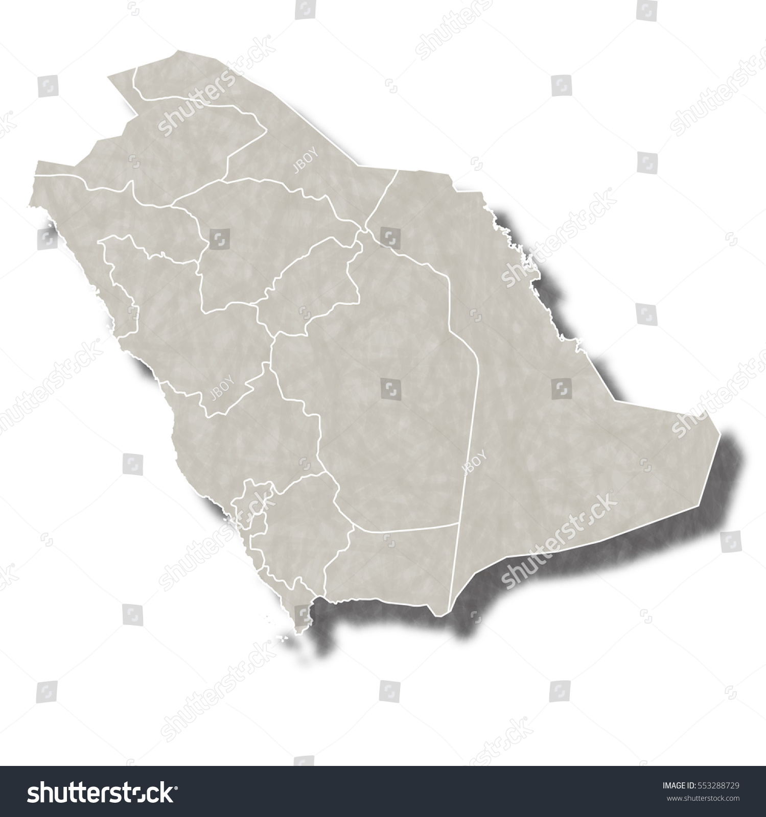 Saudi Arabia Map City Icon Stock Vector 553288729 - Shutterstock