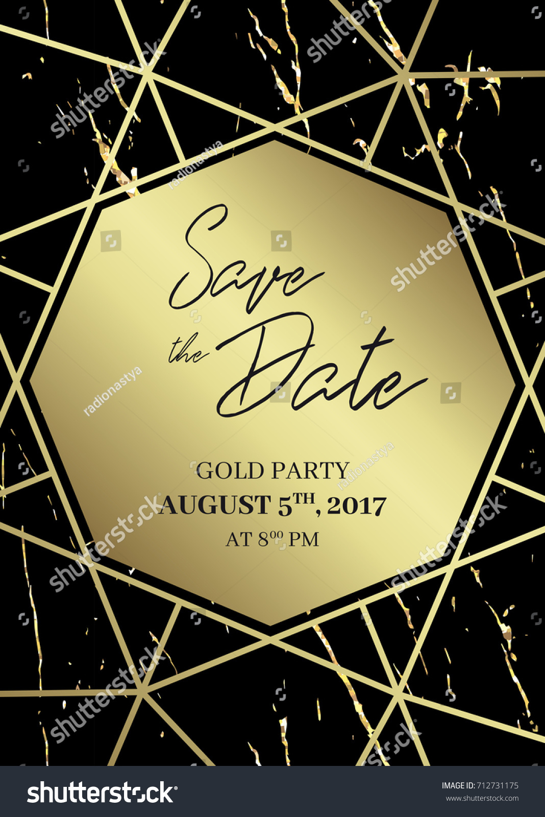 save date design template formal invite のベクター画像素材