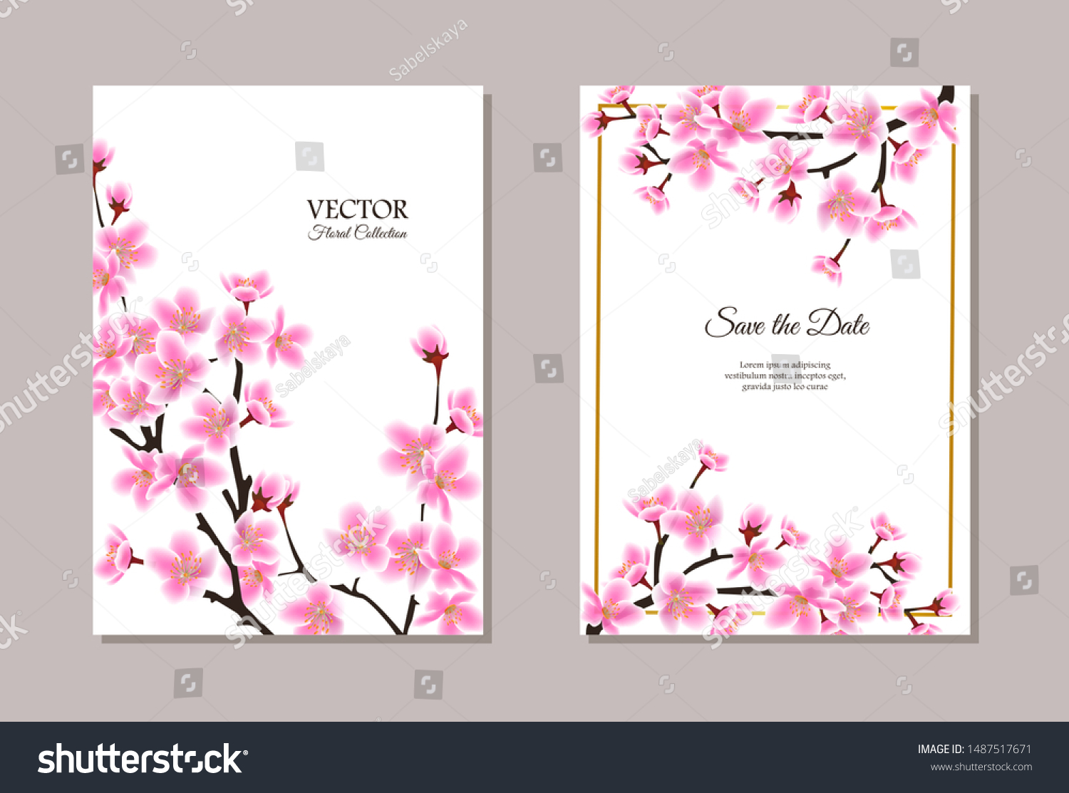 41,785 Cherry blossom template Images, Stock Photos & Vectors ...