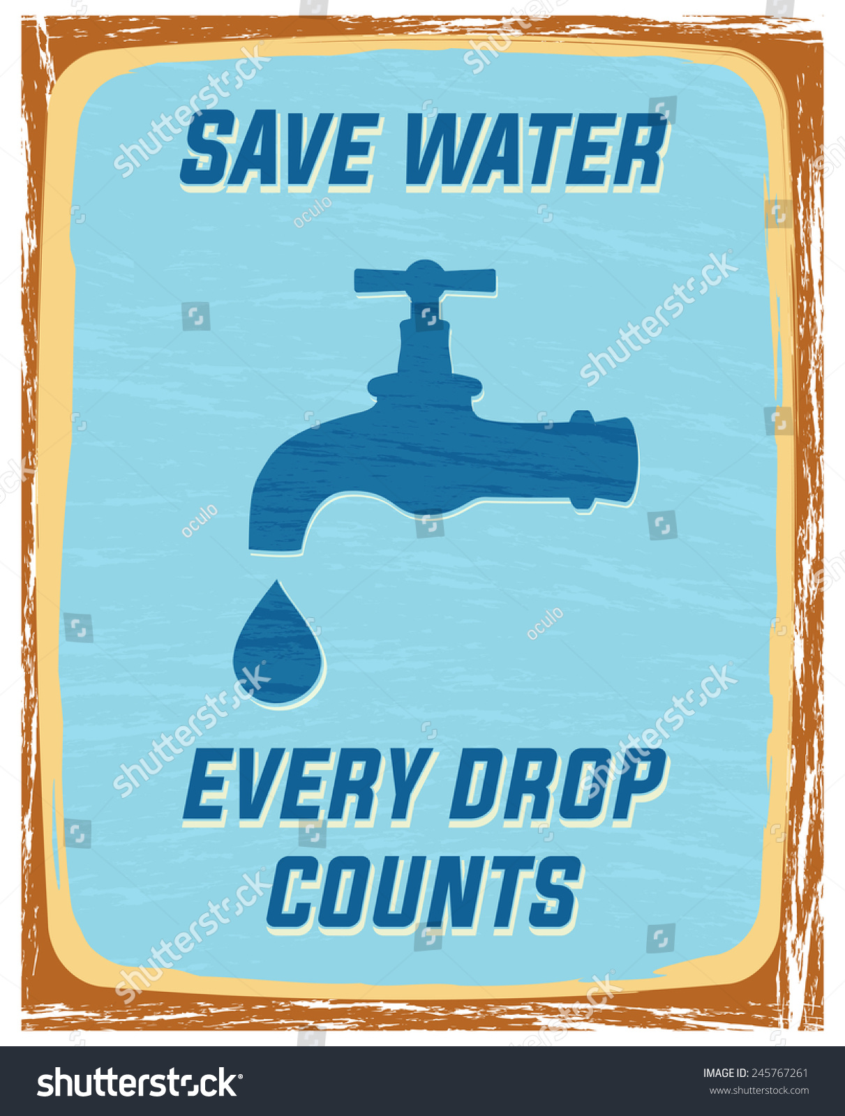 Every Drop Counts Poster