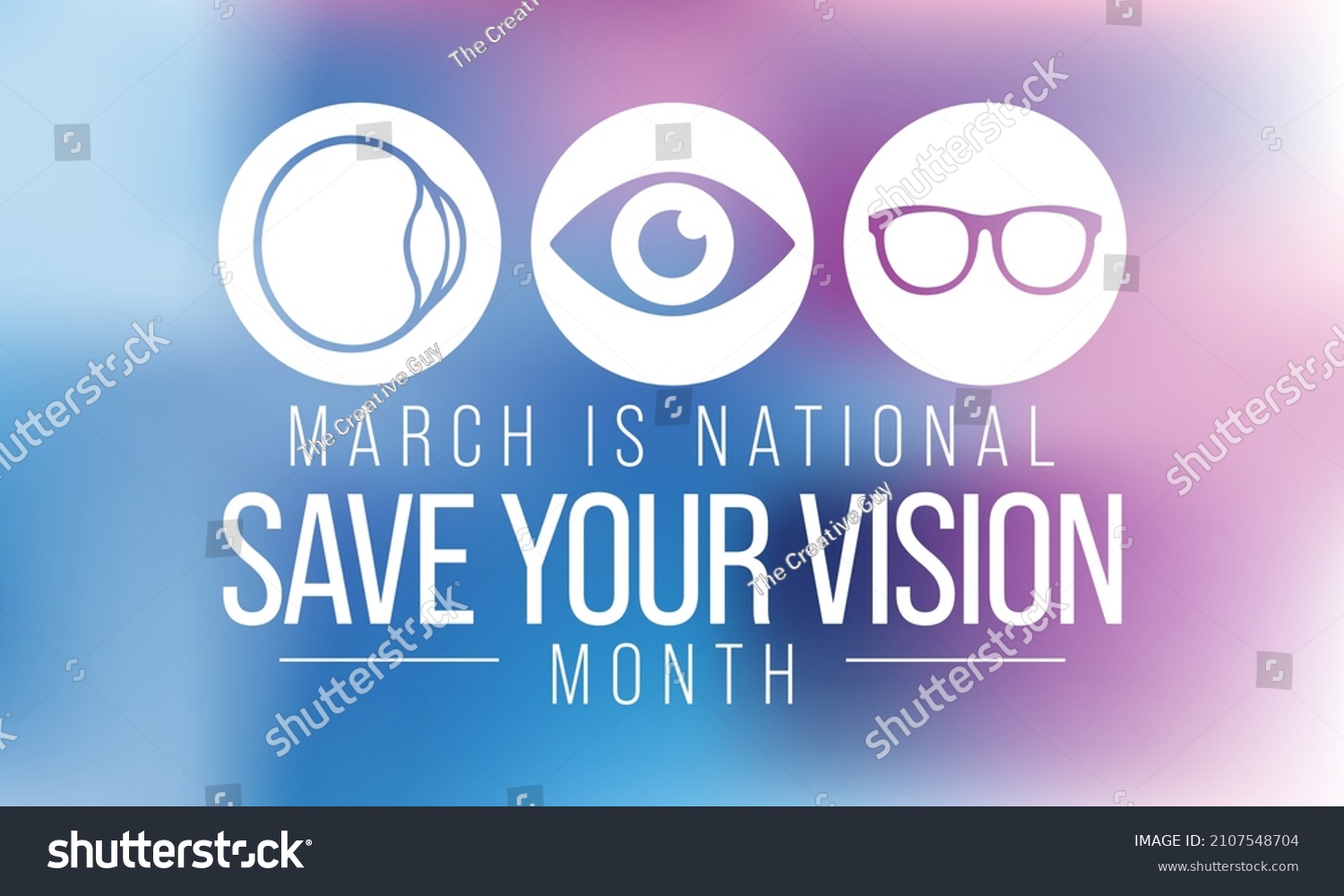 188 National save your vision month Images, Stock Photos & Vectors