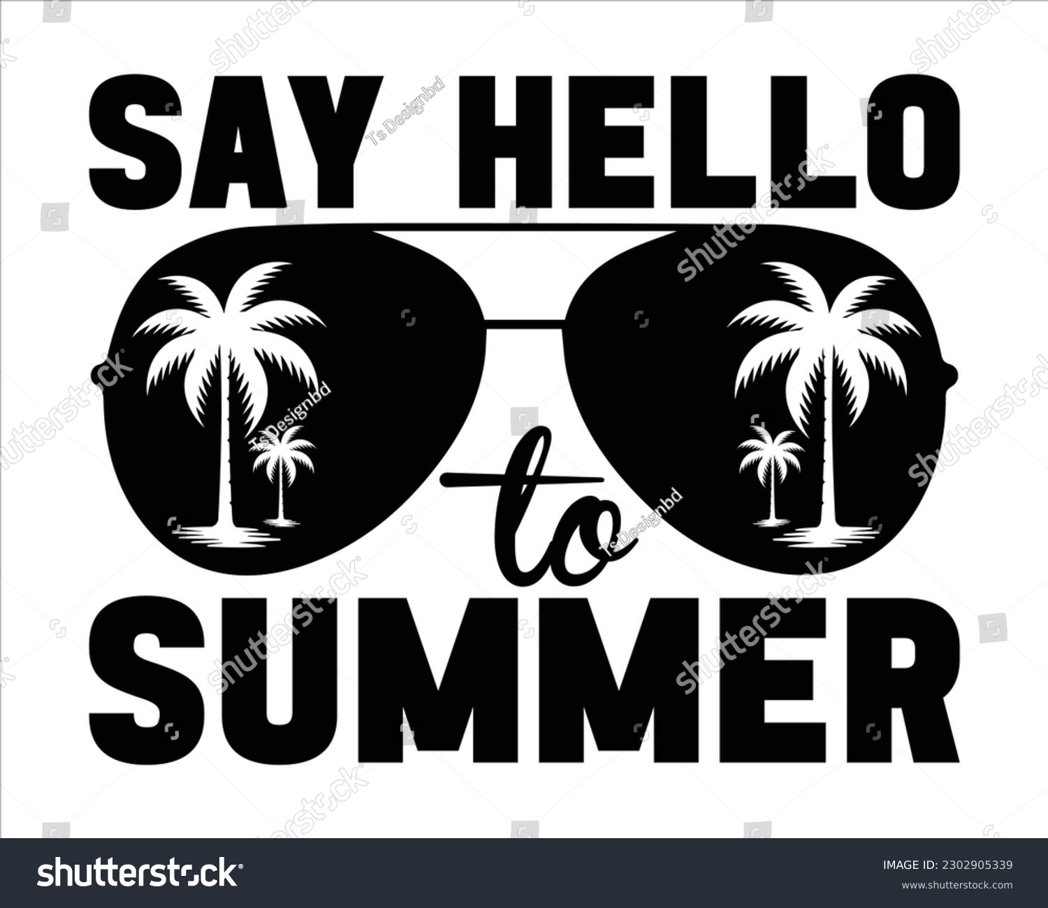 SVG of Say Hello To Summer Svg Design,summer SVG design,Summer Beach Design,Summer Quotes SVG Designs,Funny Summer quotes SVG cut files,Hello Summer quotes t shirt designs,Quotes about Summer svg