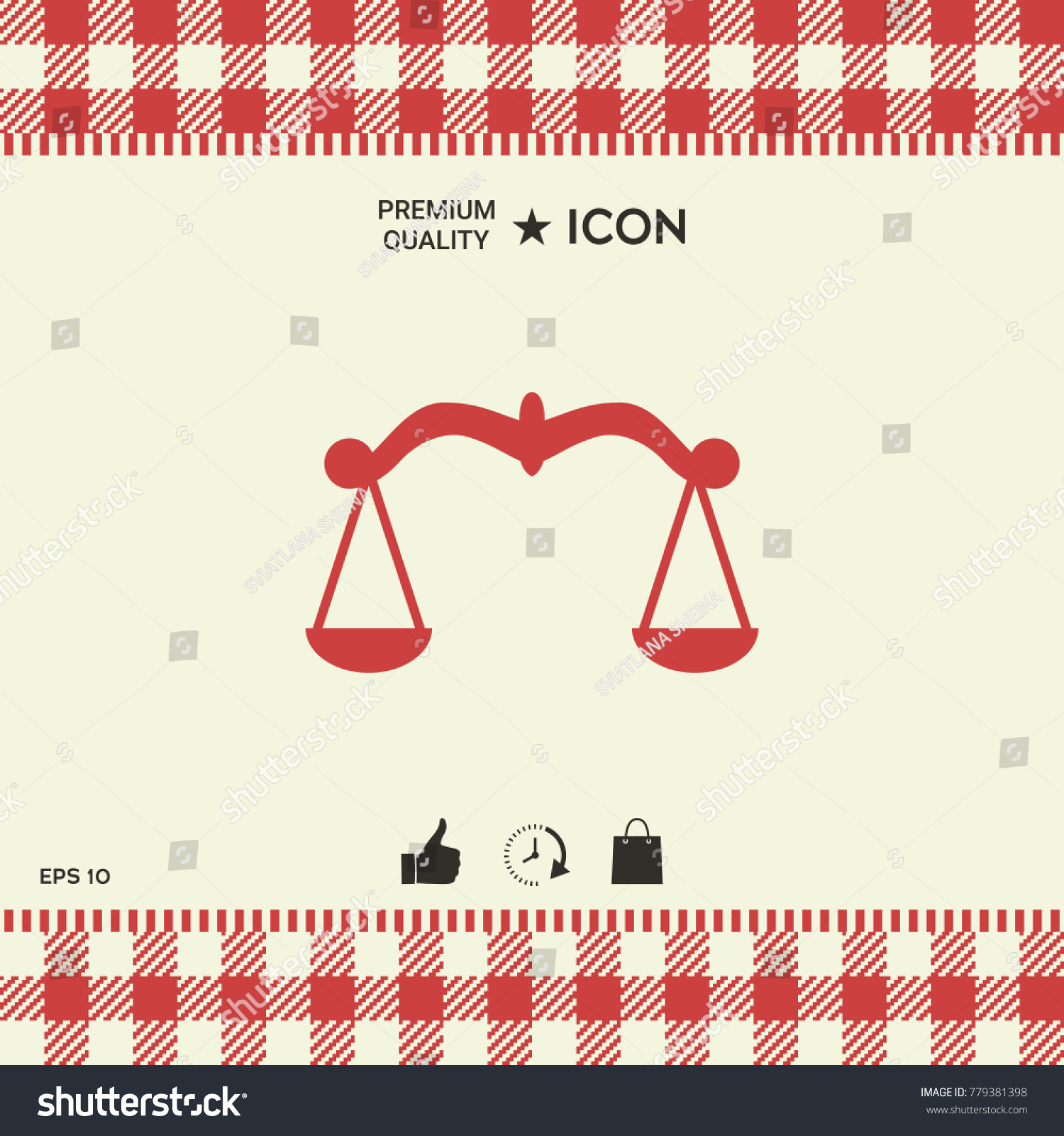 Scales Symbol Icon Stock Vector (Royalty Free) 779381398 | Shutterstock