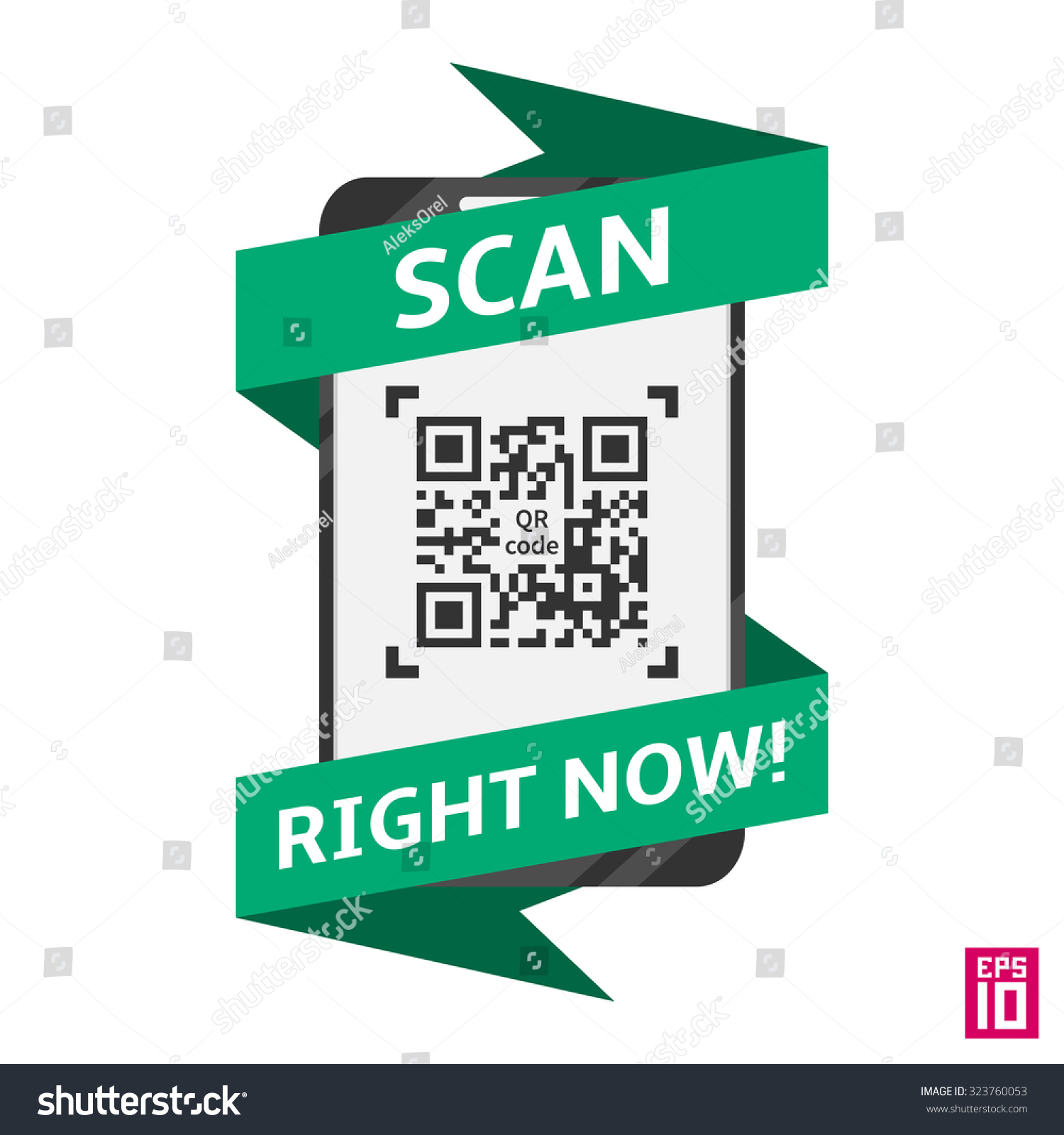 Download Scan Qr Code Vector Illustration Creative Stock Vector ...