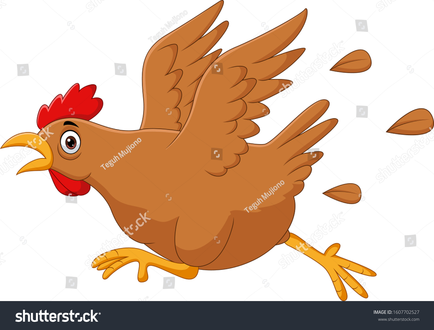Hens running Images, Stock Photos & Vectors | Shutterstock