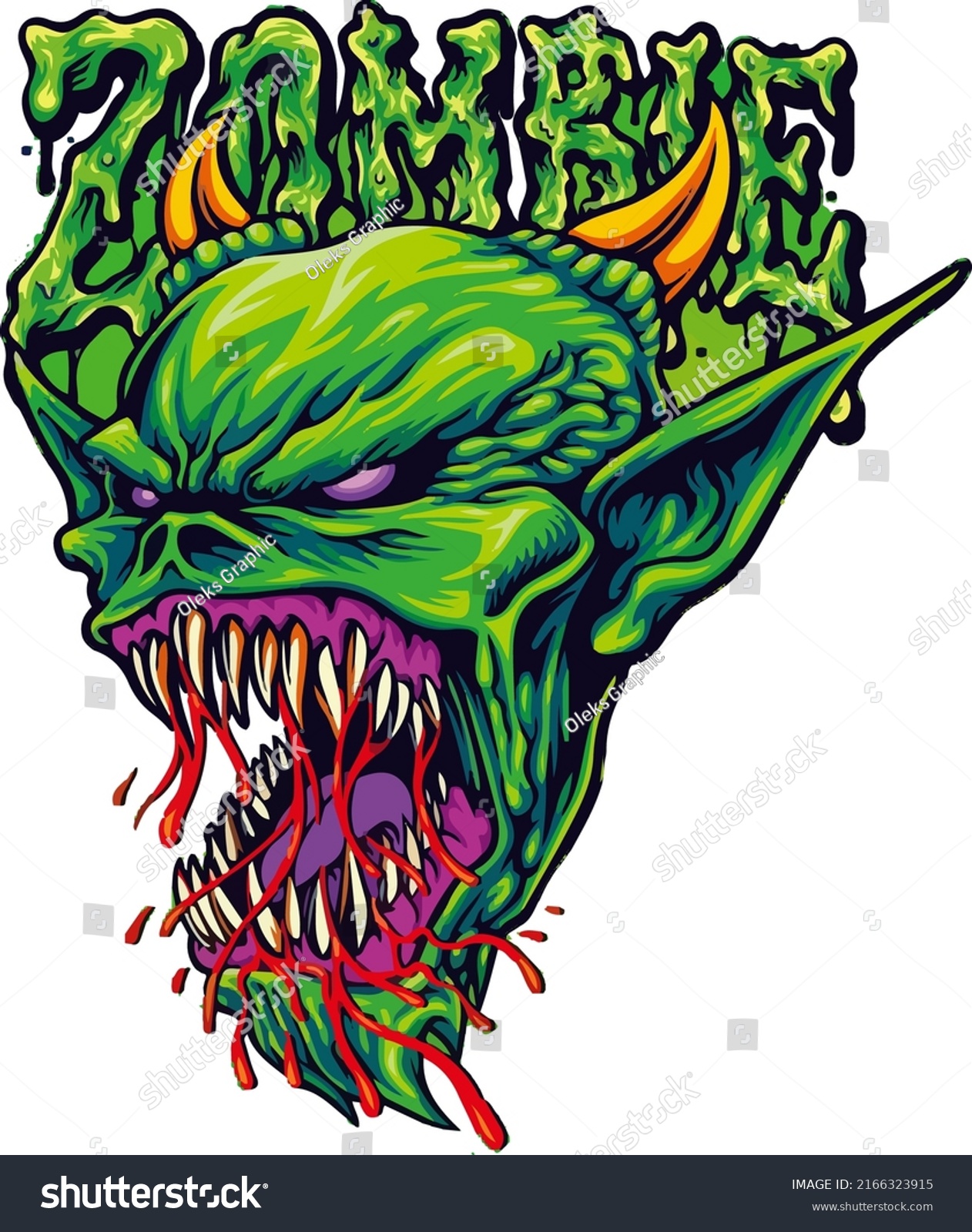 SVG of scary zombie head vector eps svg