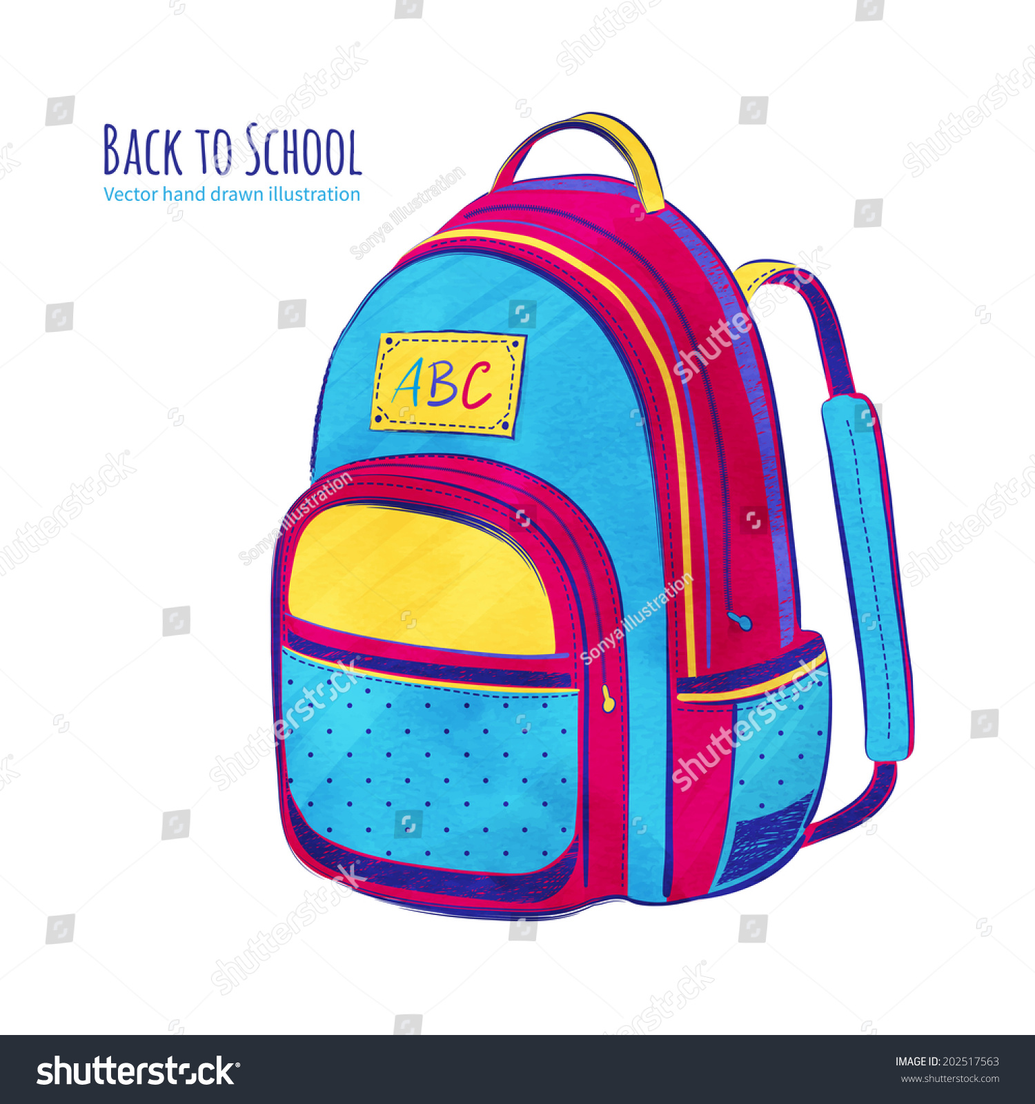 hand school bag