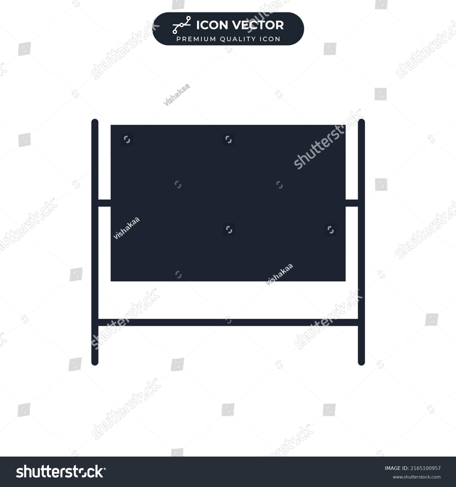 School Board Icon Symbol Template Graphic Stock Vector (Royalty Free ...