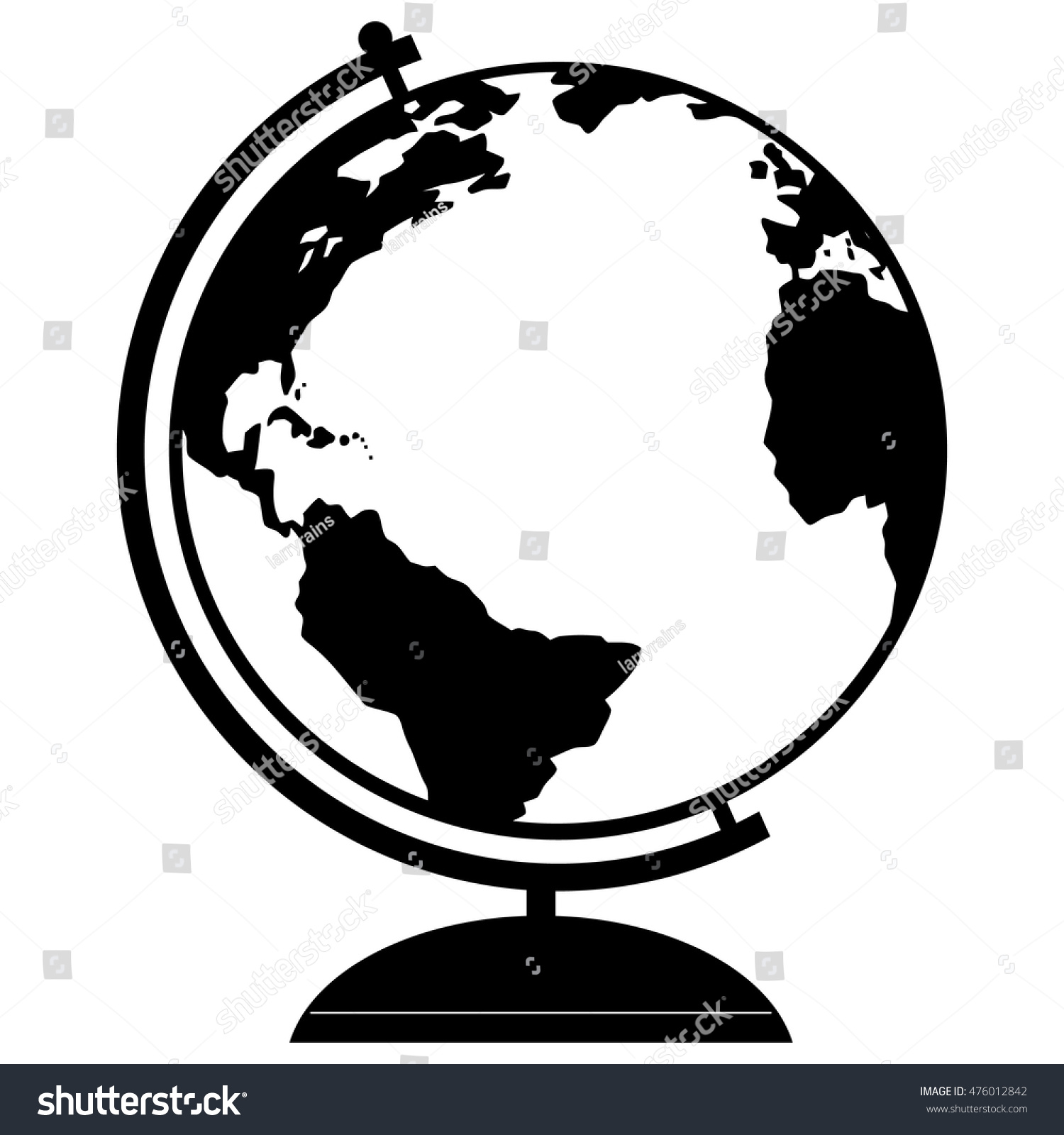 School Globe Illustration Stock Vector (Royalty Free) 476012842