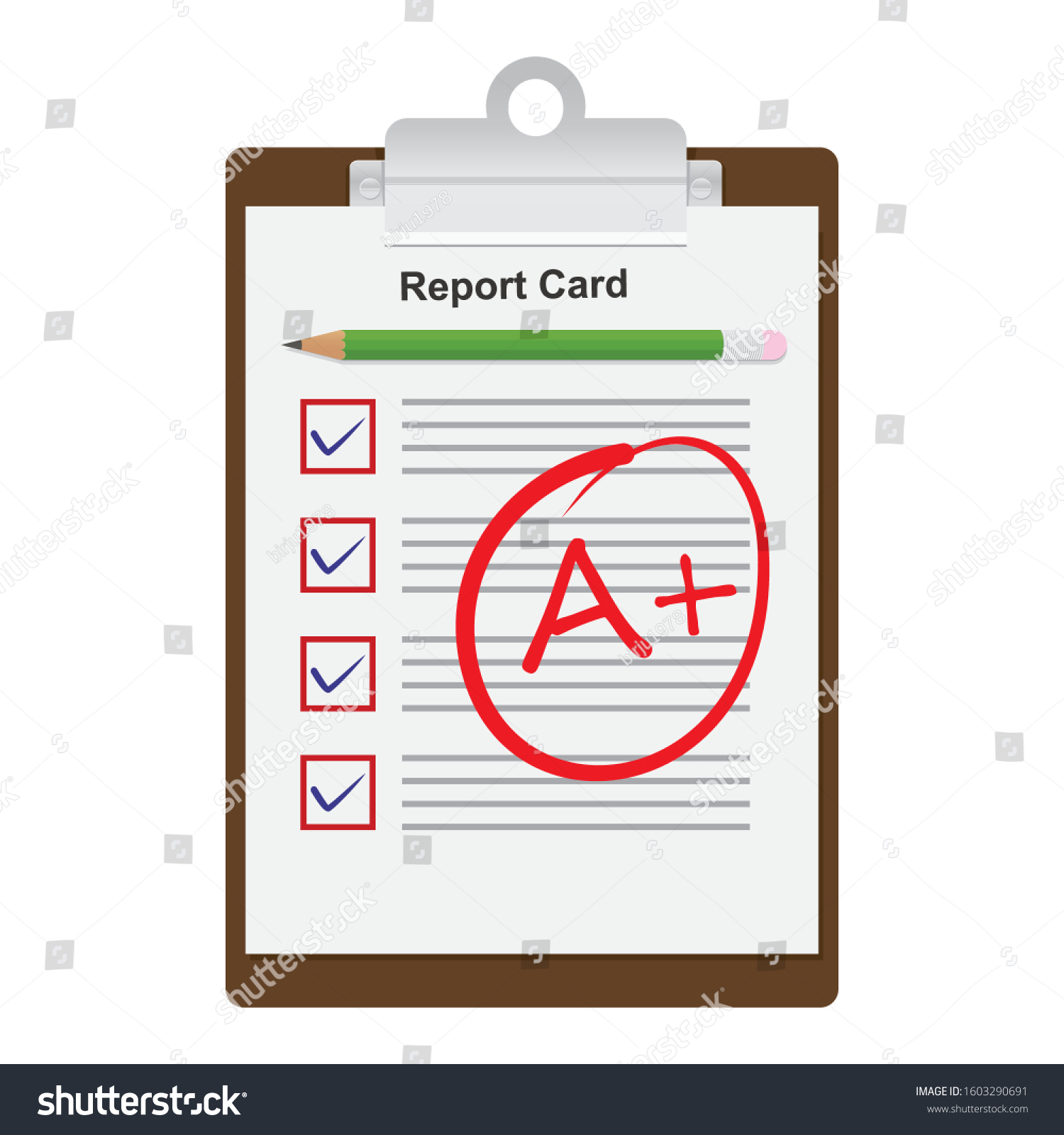 8,813 School Report Card Images, Stock Photos & Vectors | Shutterstock