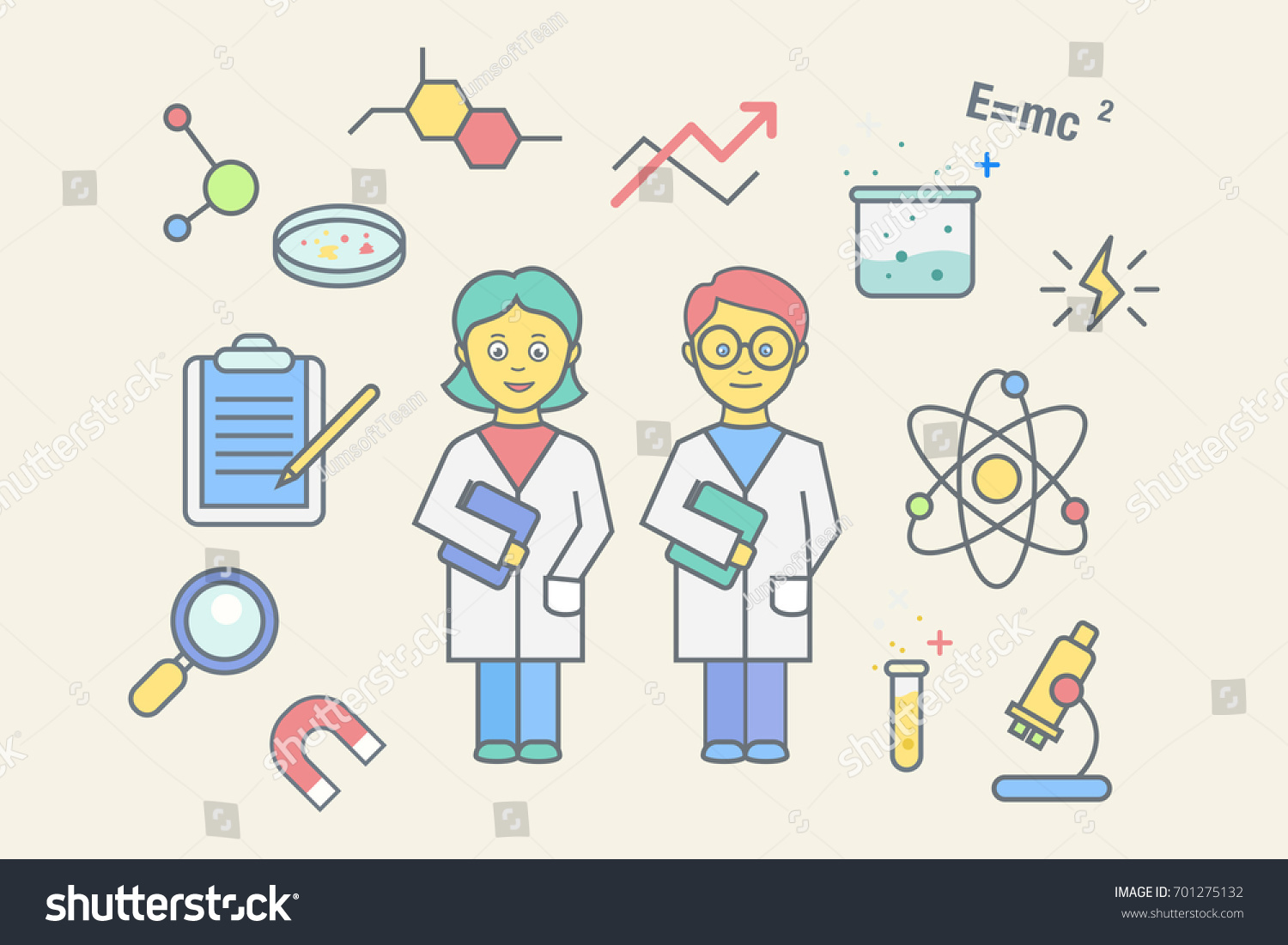 Science Education Stock Vector (Royalty Free) 701275132 Shutterstock