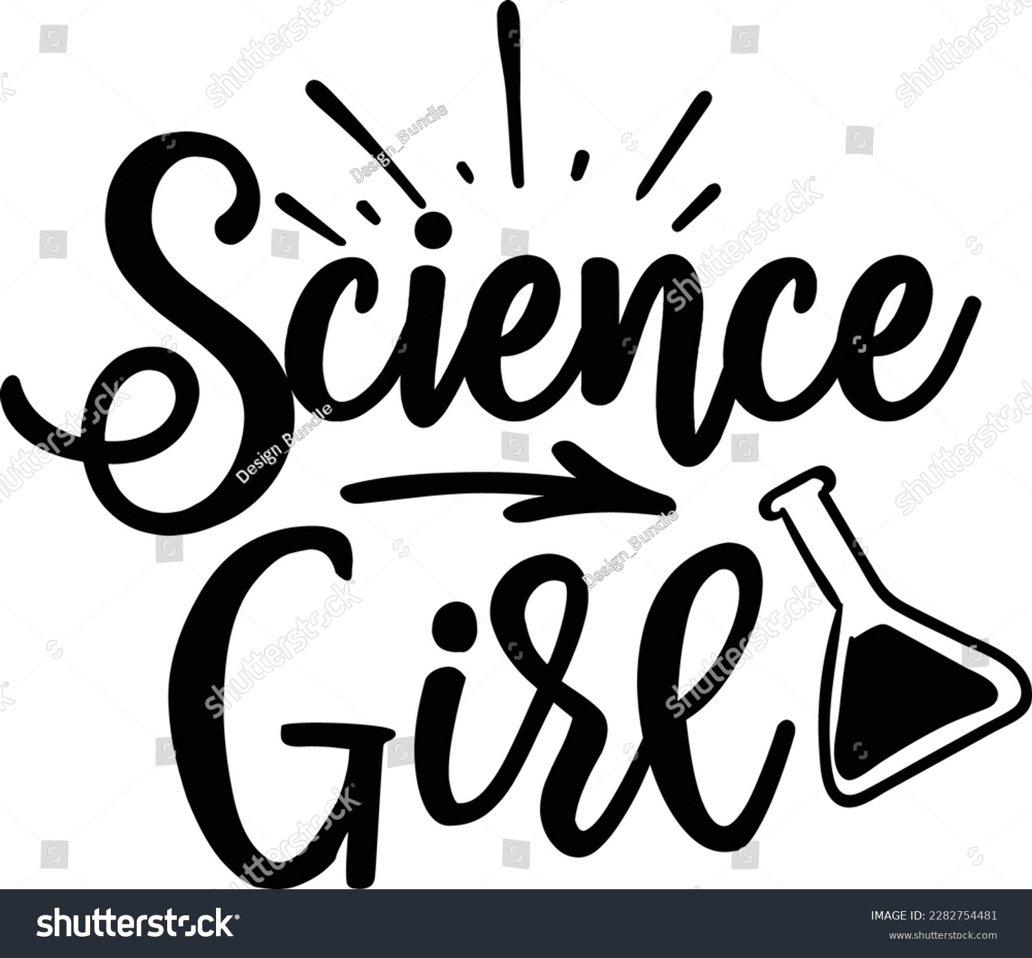 SVG of Science Girl svg ,Science design, Science Svg design svg
