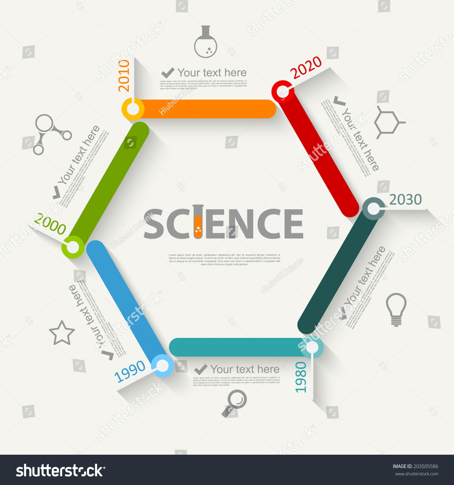 Science Infographics Stock Vector (Royalty Free) 203505586 | Shutterstock