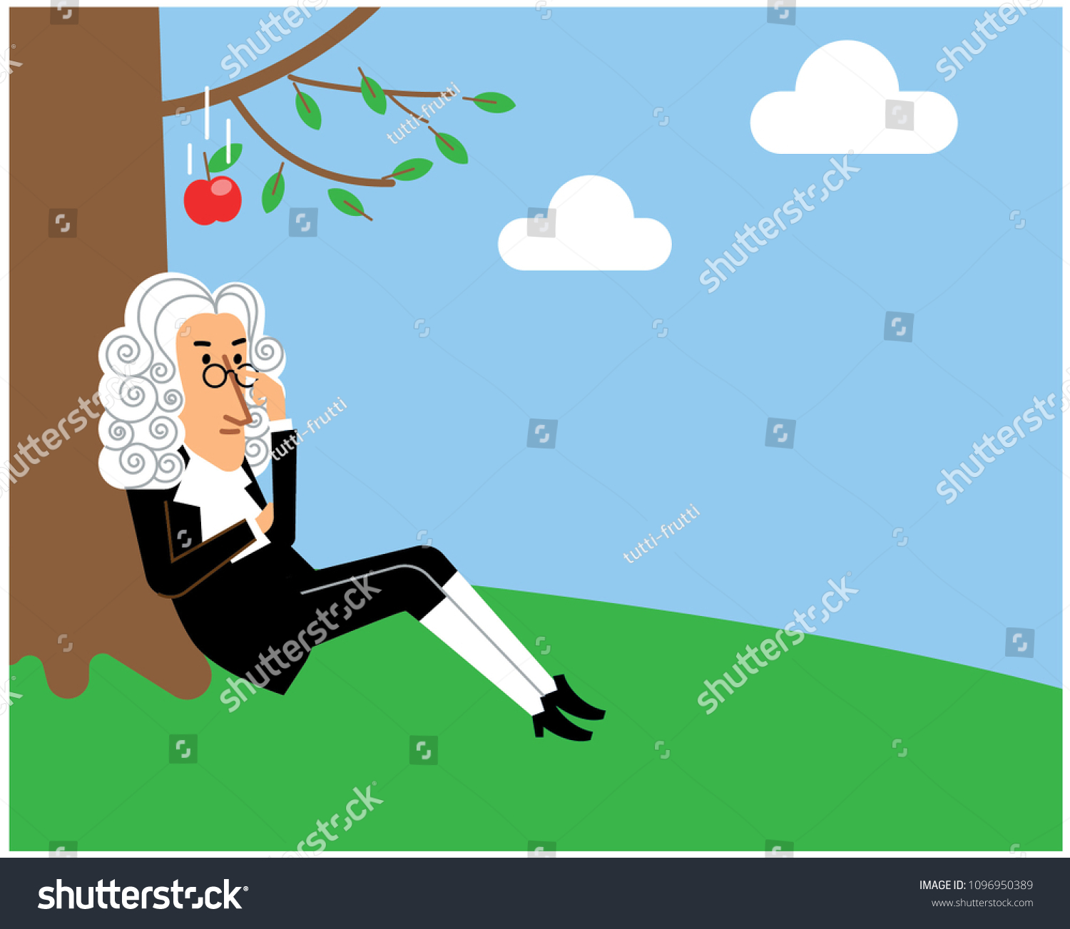 Newton apple tree Images, Stock Photos & Vectors | Shutterstock