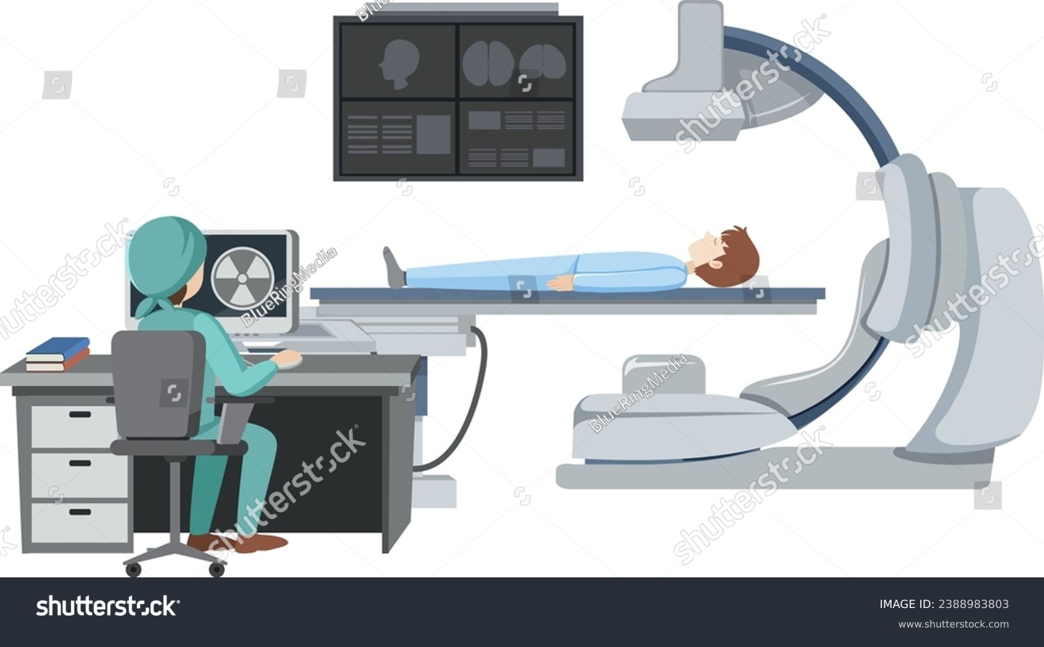 X Ray Machine clip art preview